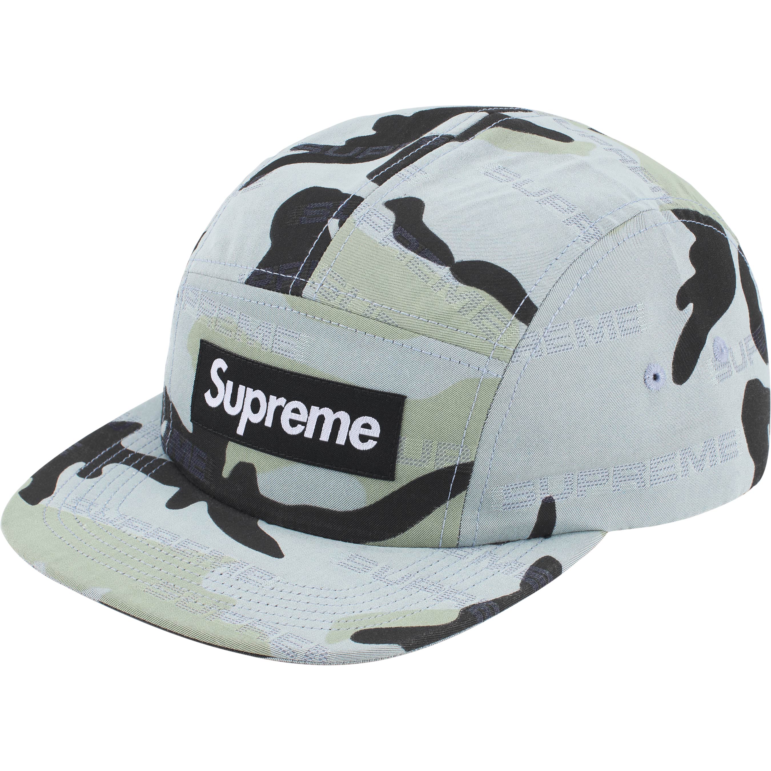Reflective Jacquard Camp Cap