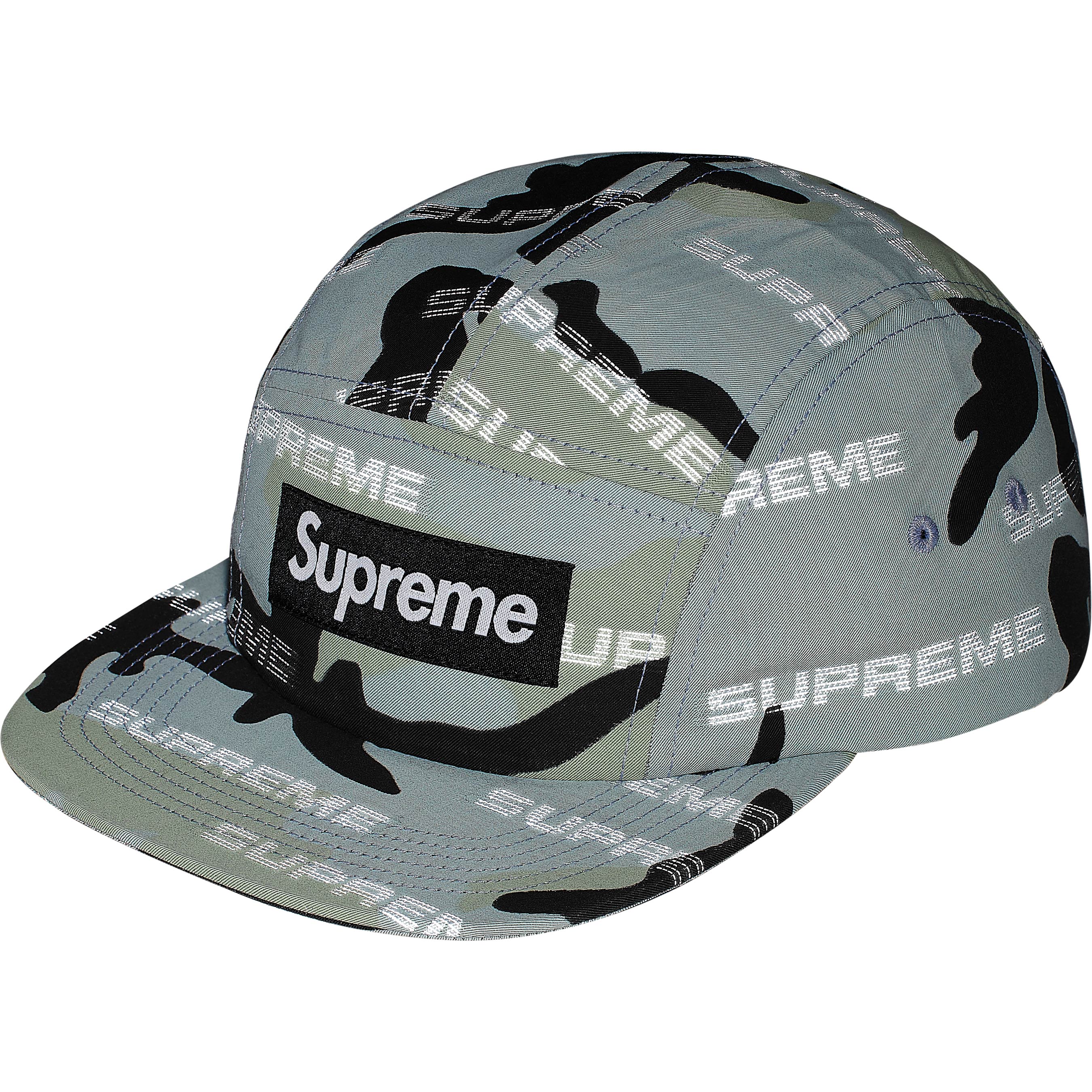 Reflective Jacquard Camp Cap