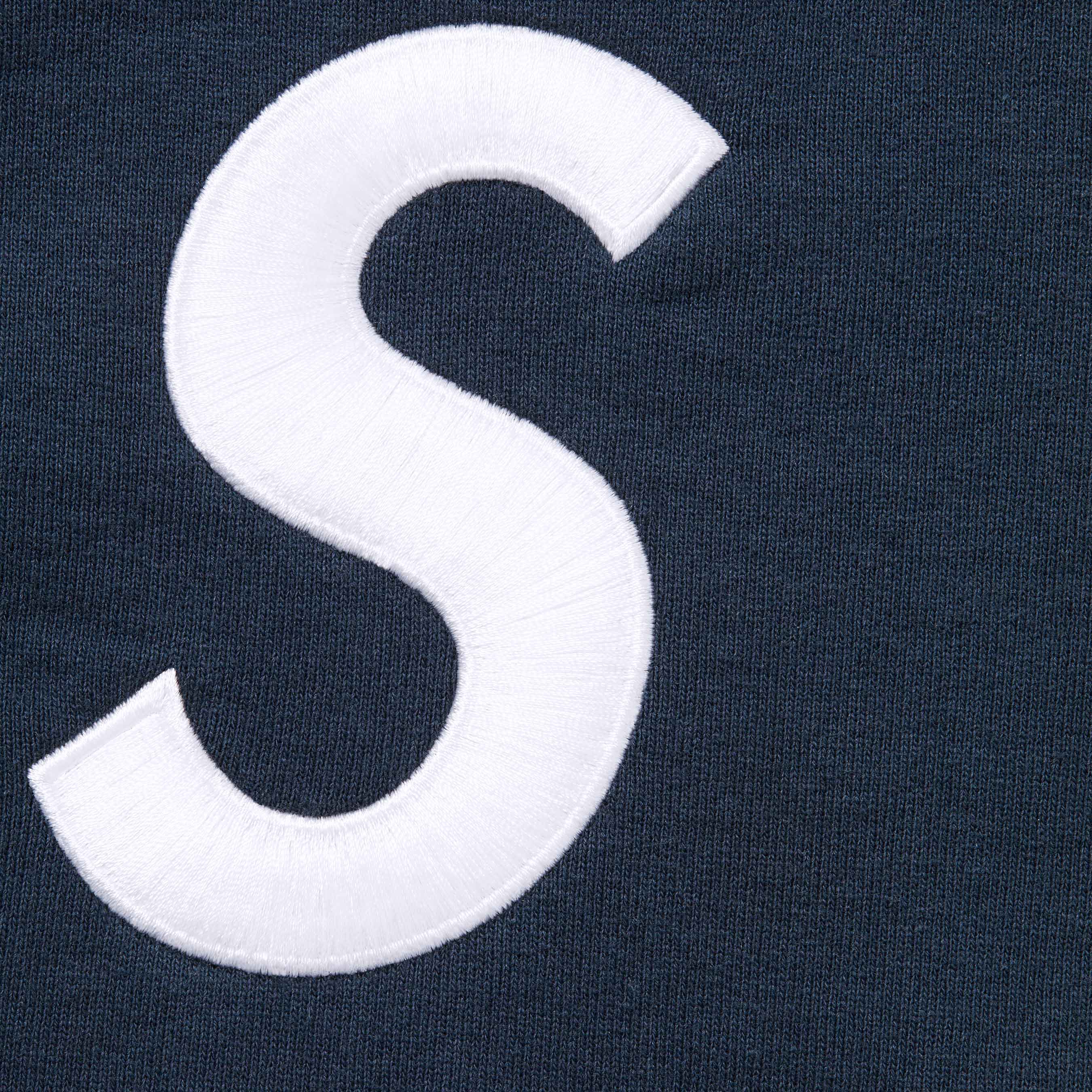 S Logo Zip Up Hooded Sweatshirt