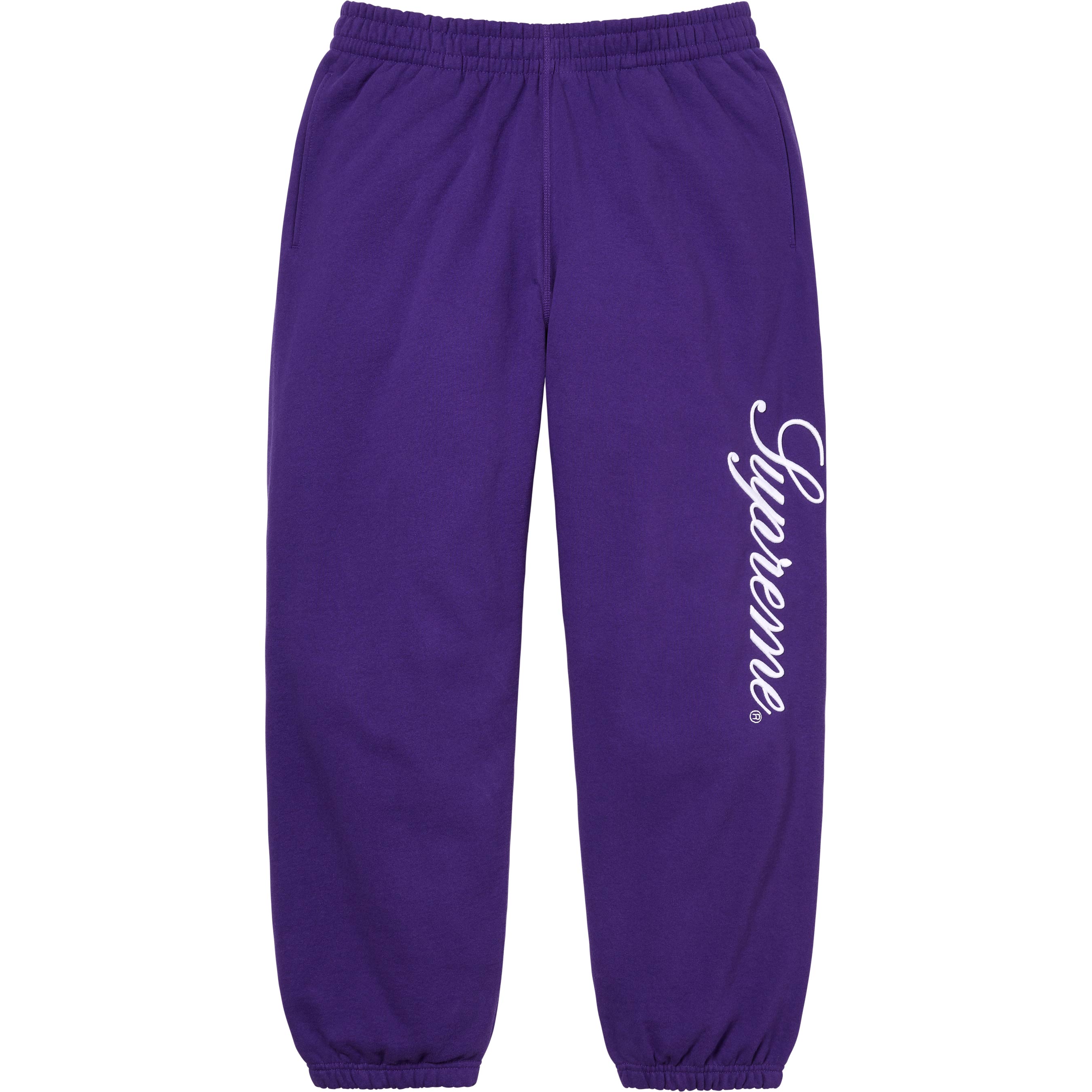 Embroidered Script Sweatpant