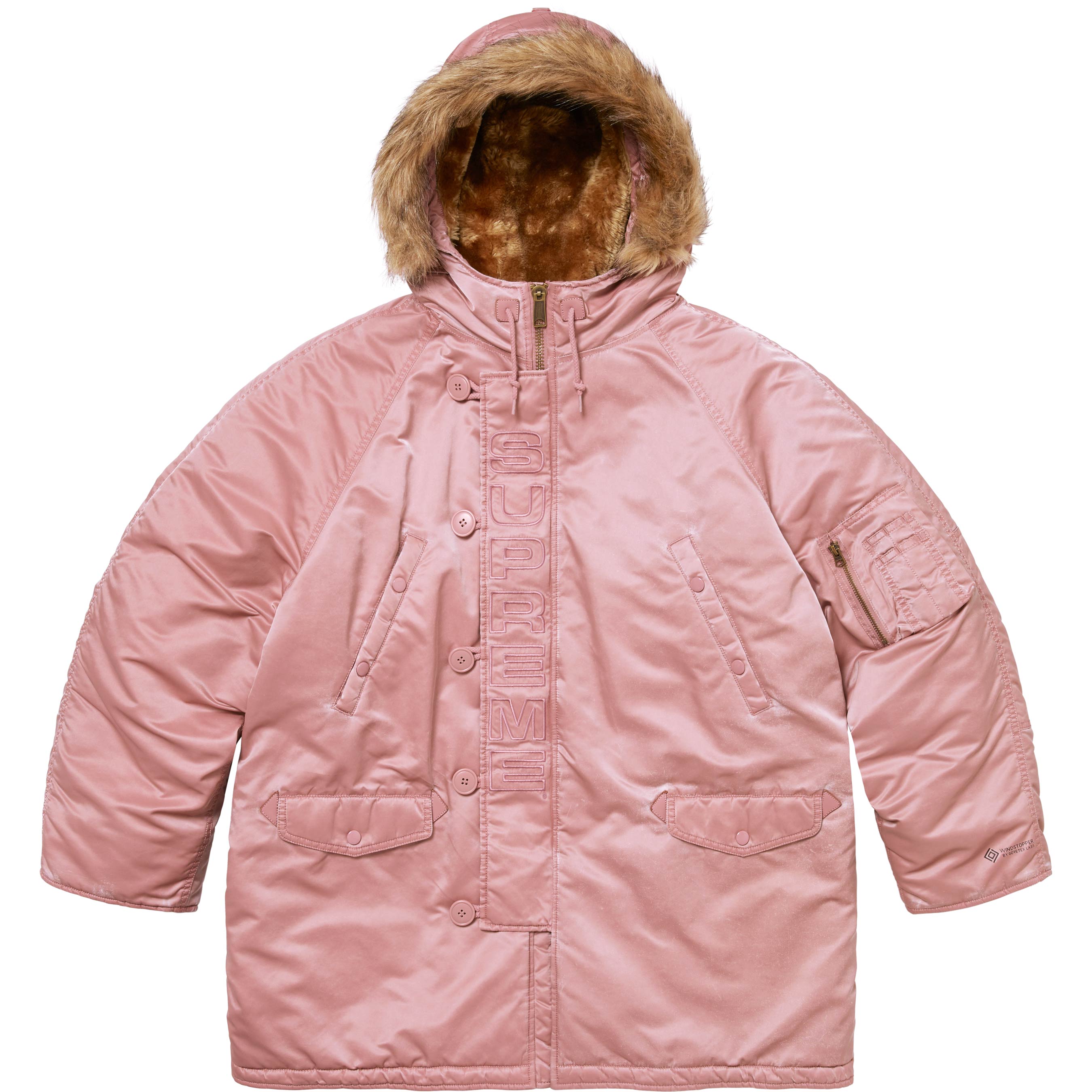 Washed Flight Satin N-3B Parka