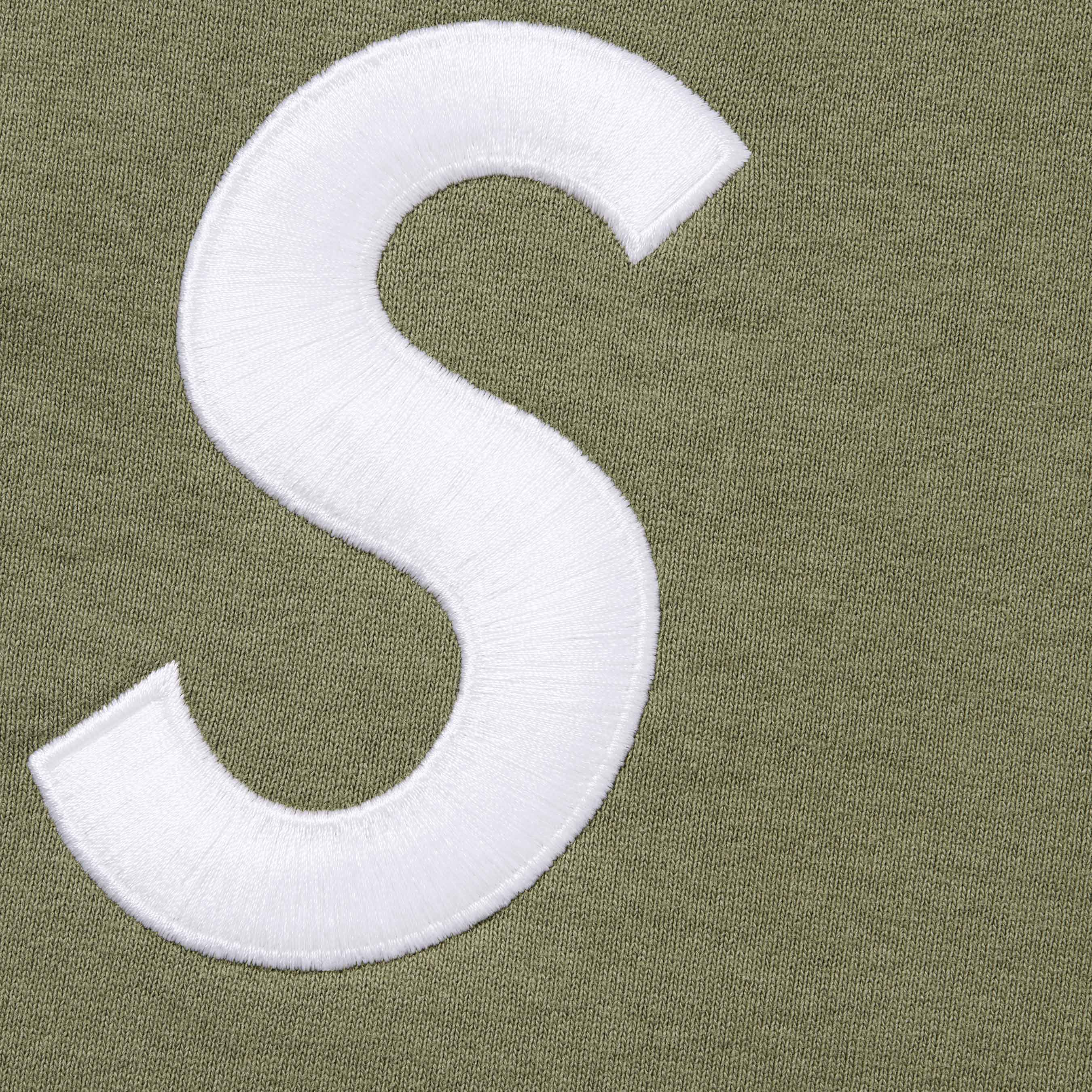 S Logo Zip Up Hooded Sweatshirt