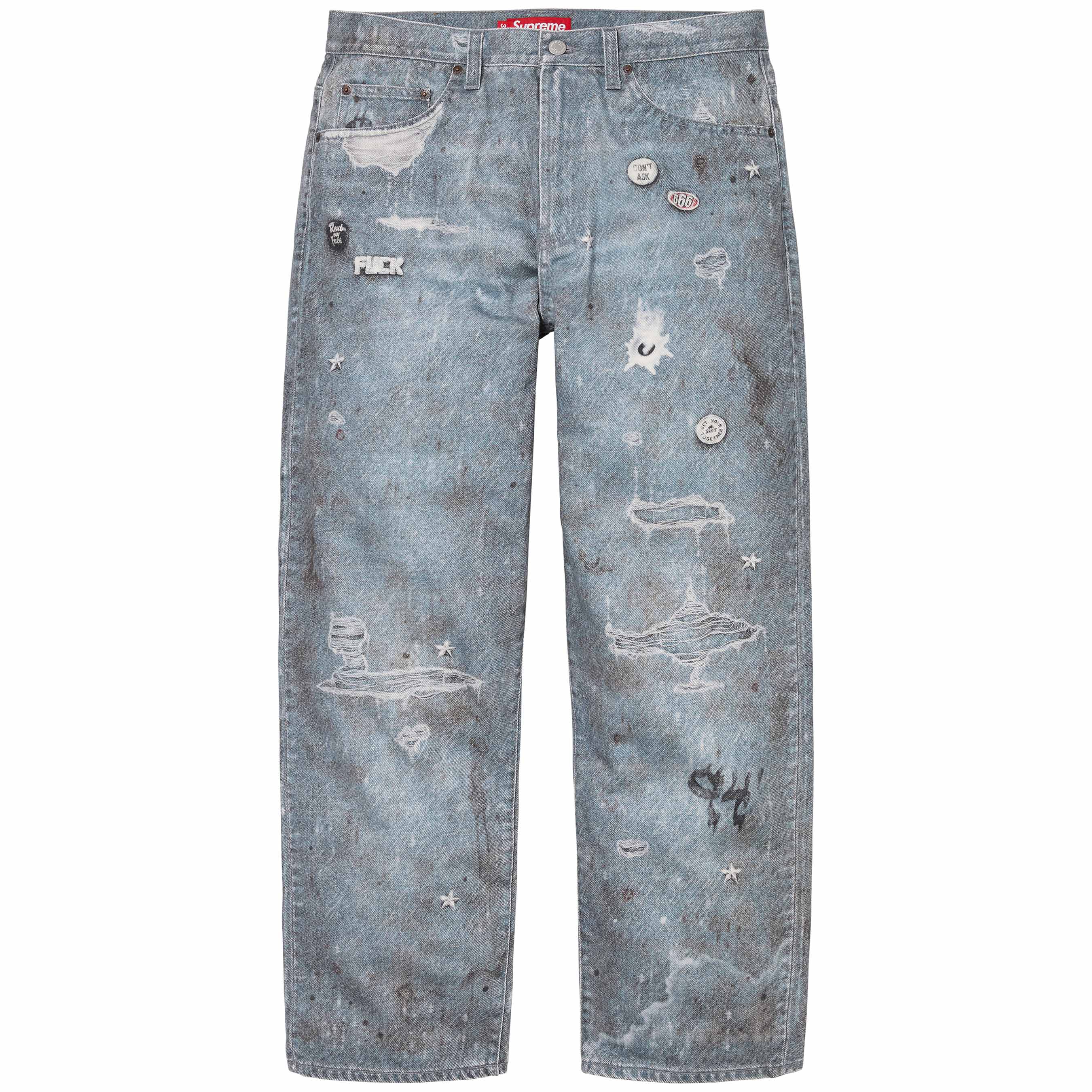 HJR Trompe L'oeil Loose Fit Jean