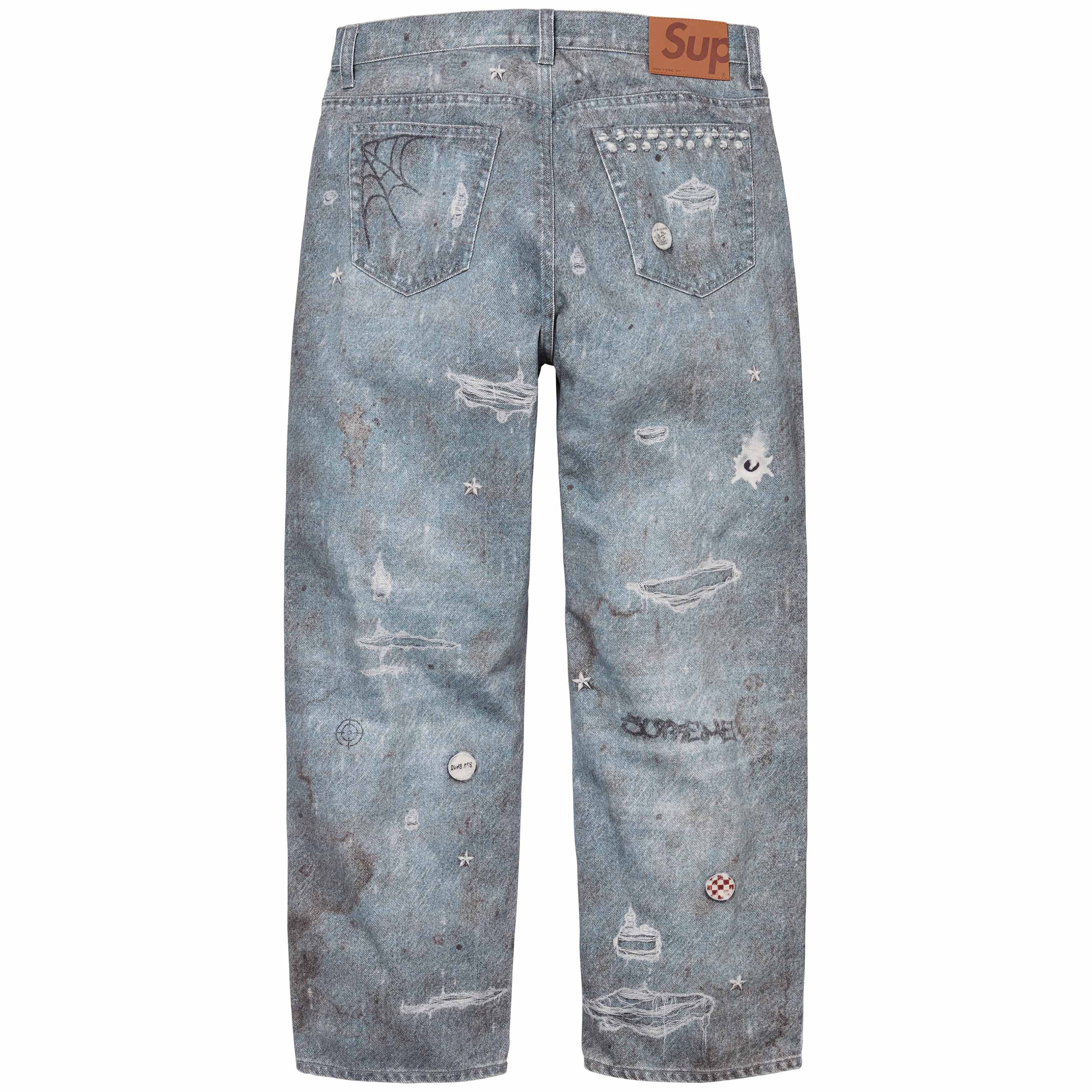 HJR Trompe L'oeil Loose Fit Jean