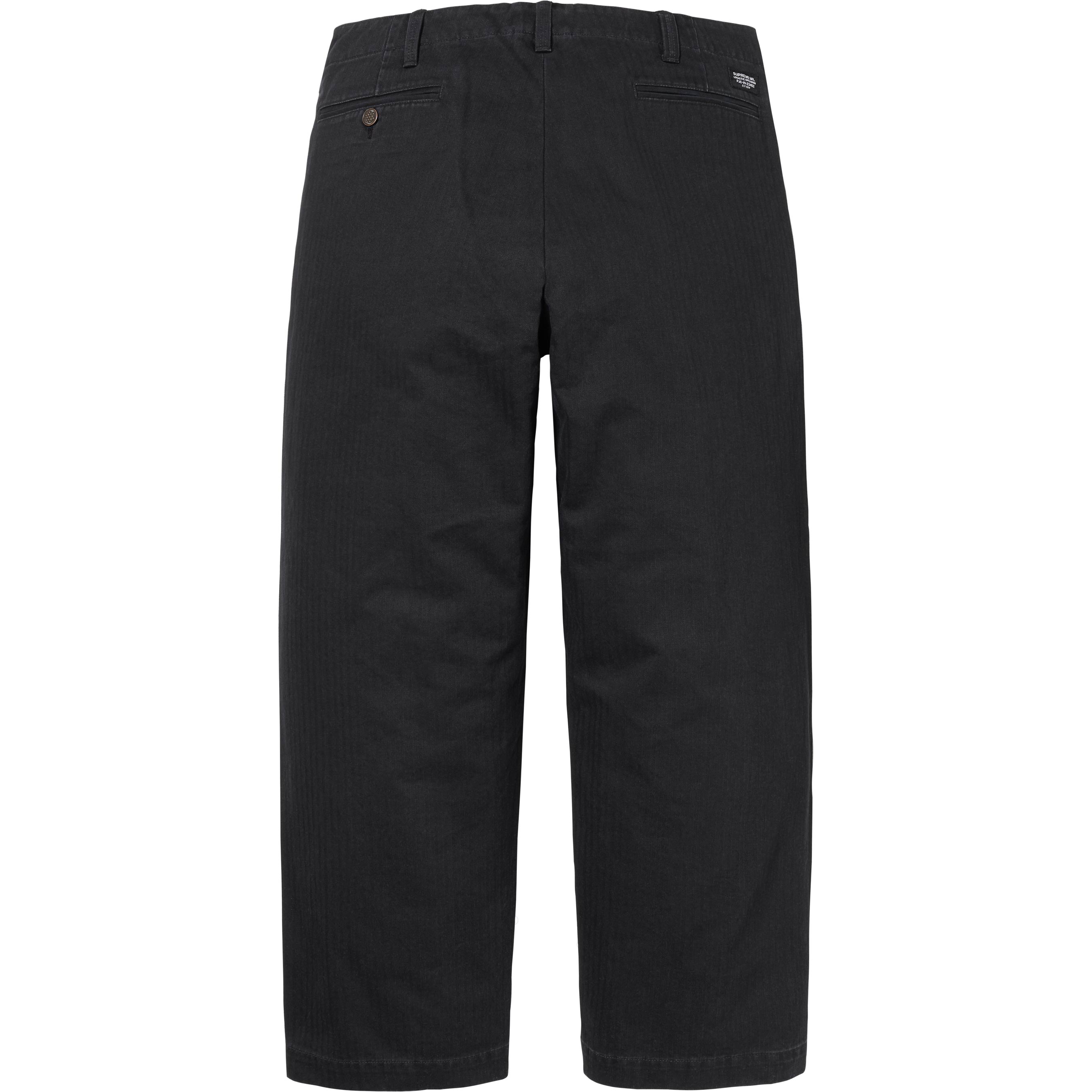 Washed Herringbone Chino Pant