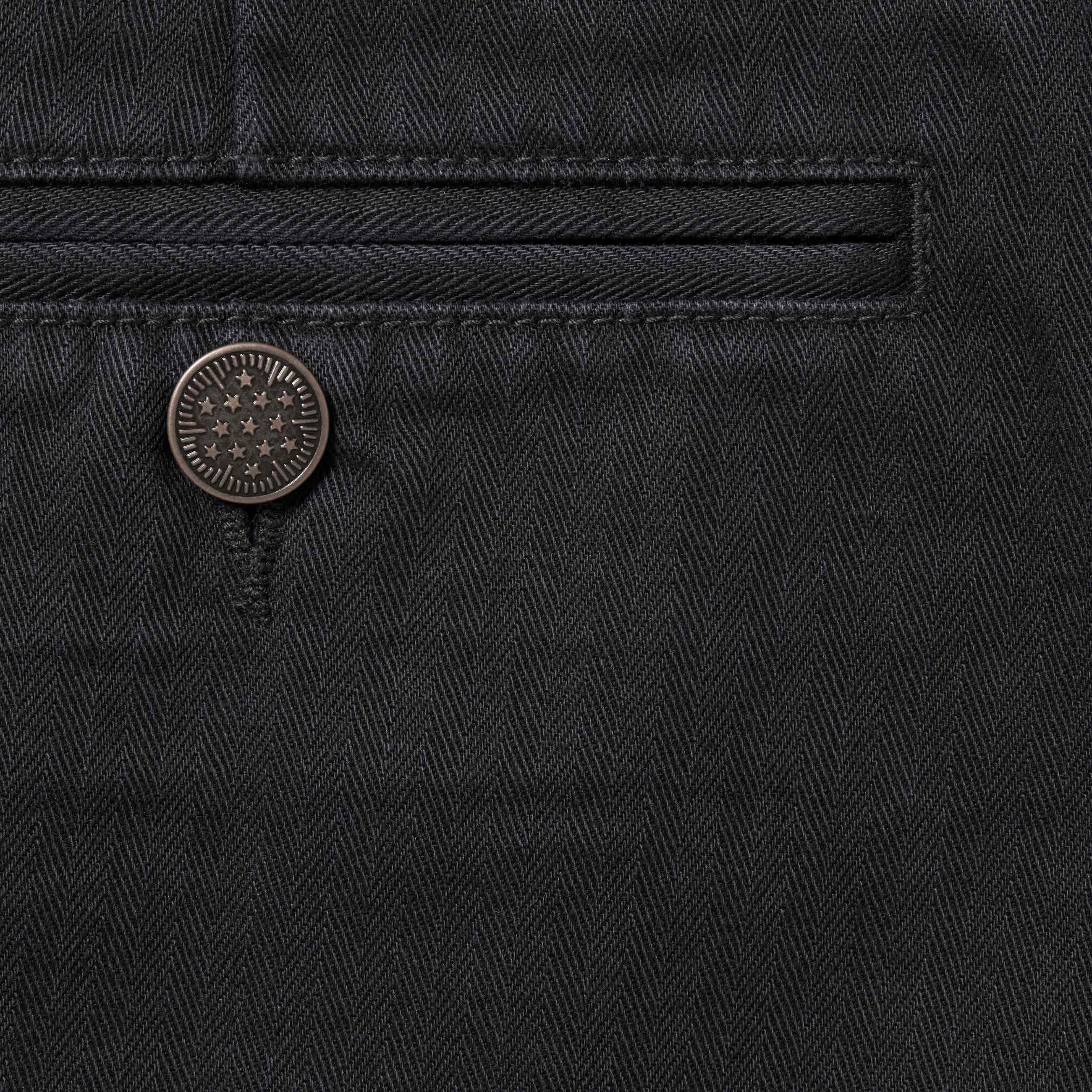 Washed Herringbone Chino Pant