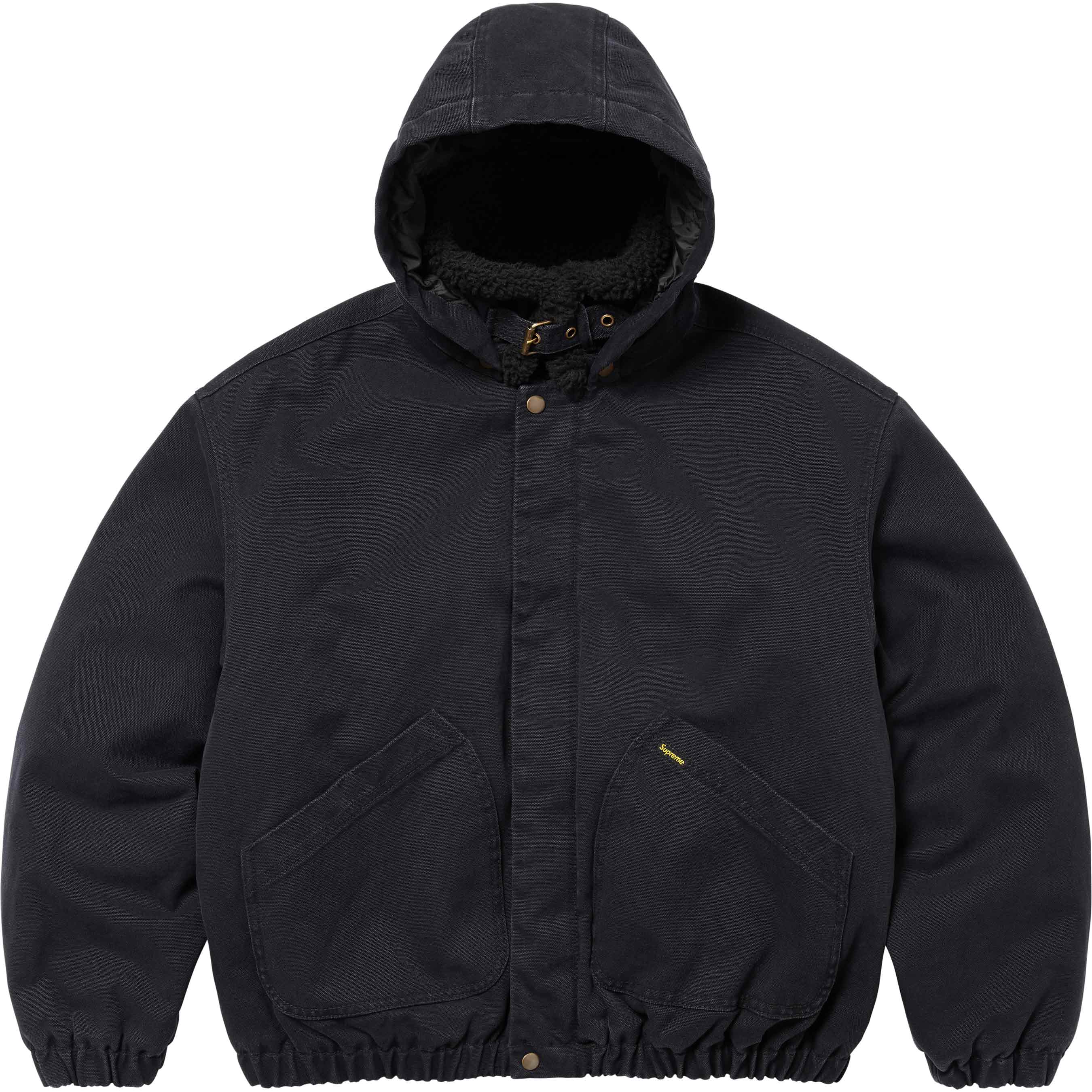 Faux Shearling Lined Bomber Jacket