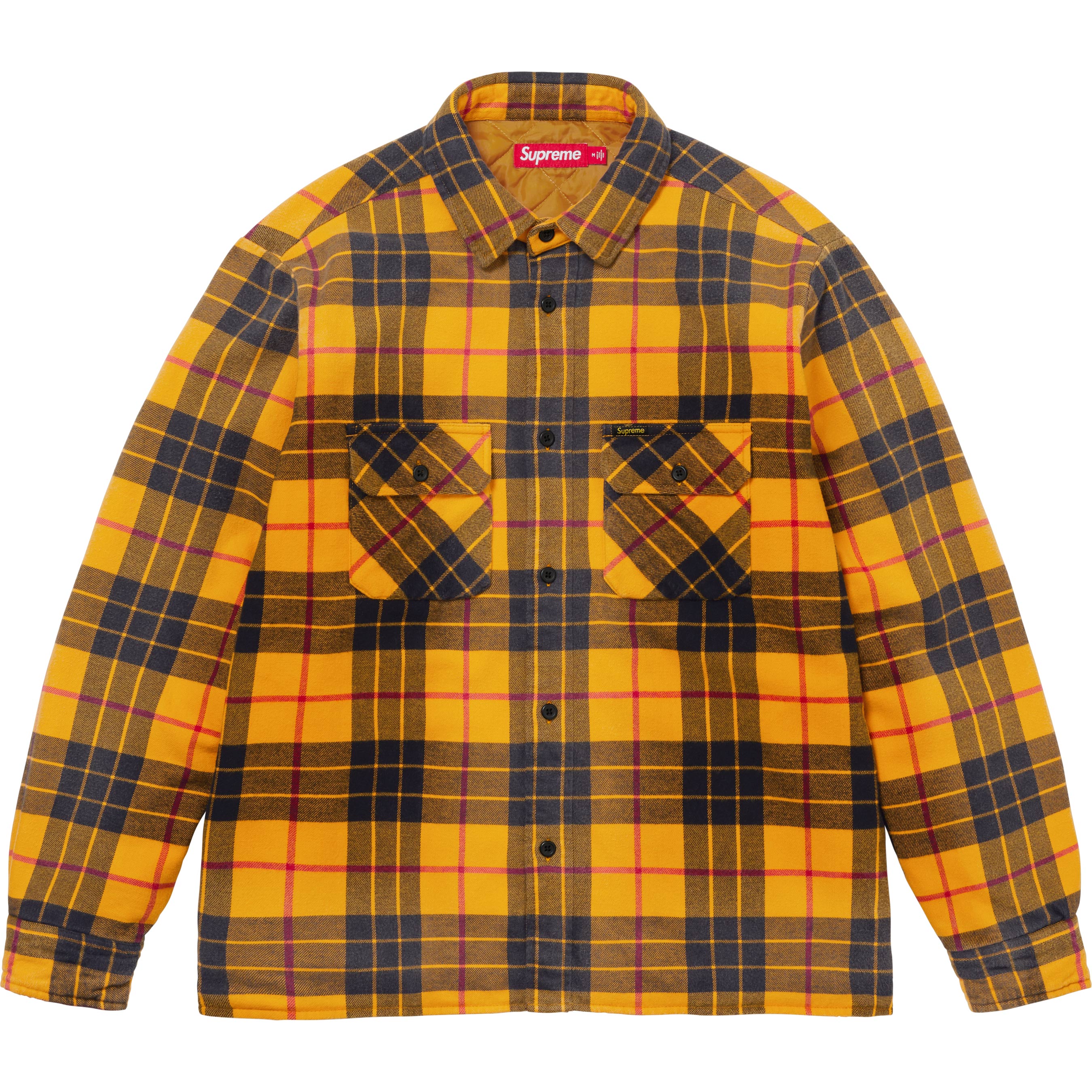 Quilted Plaid Shirt