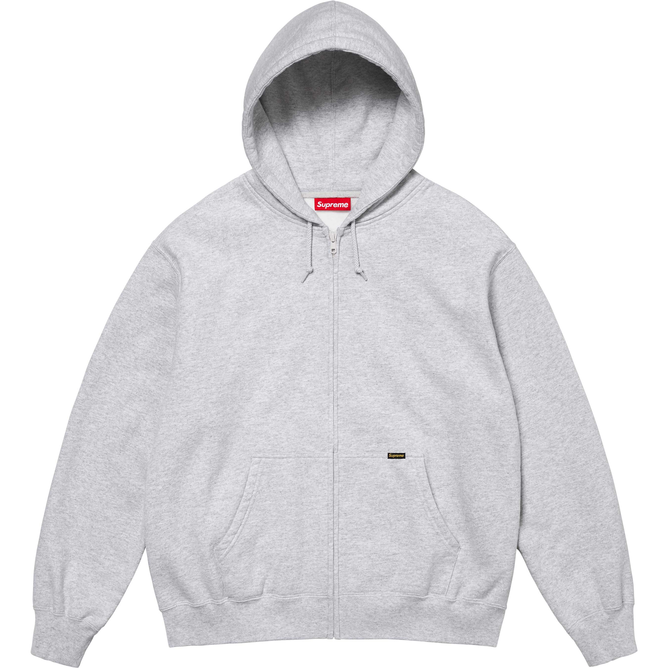 Work Zip Up Hooded Sweatshirt