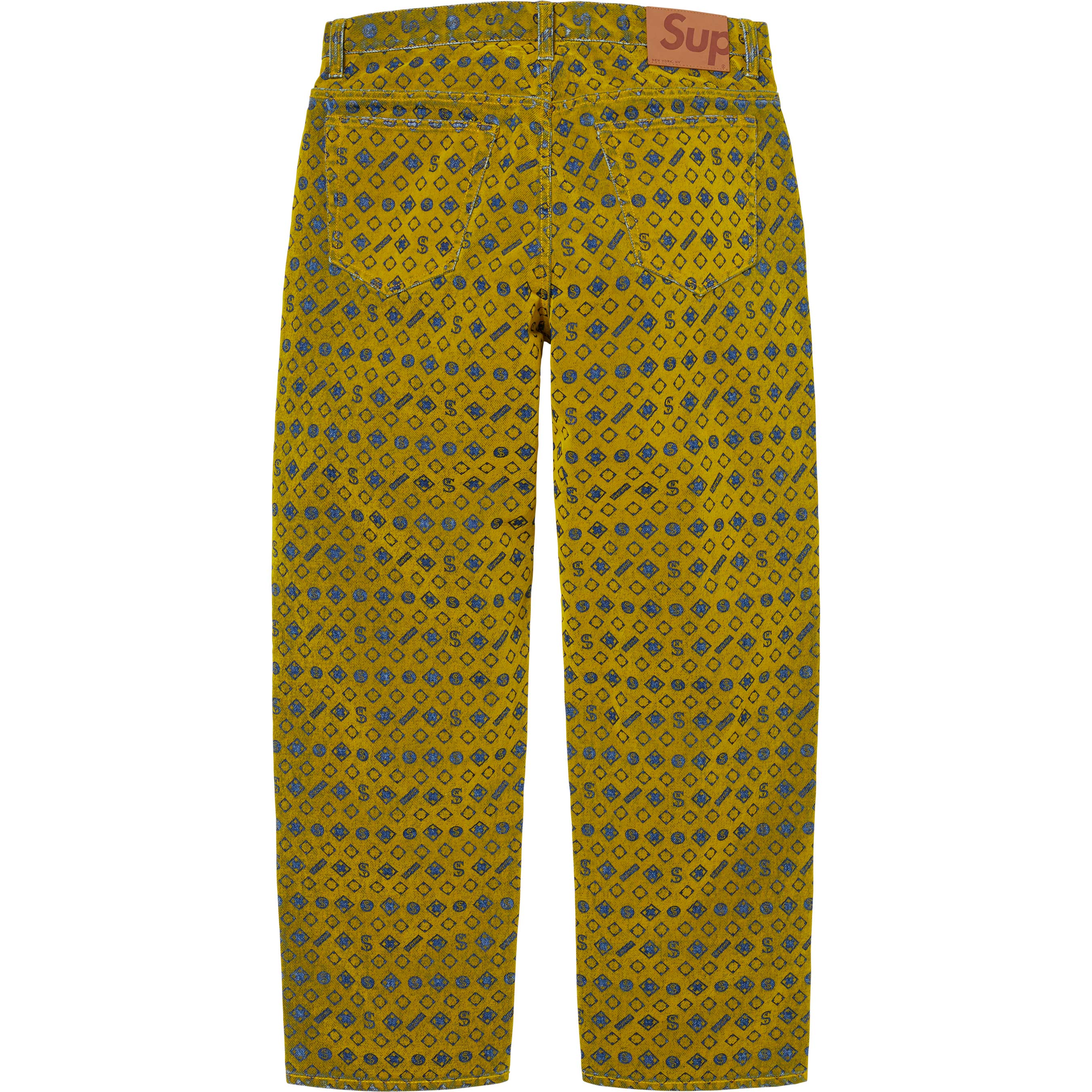 Flocked Loose Fit Jean