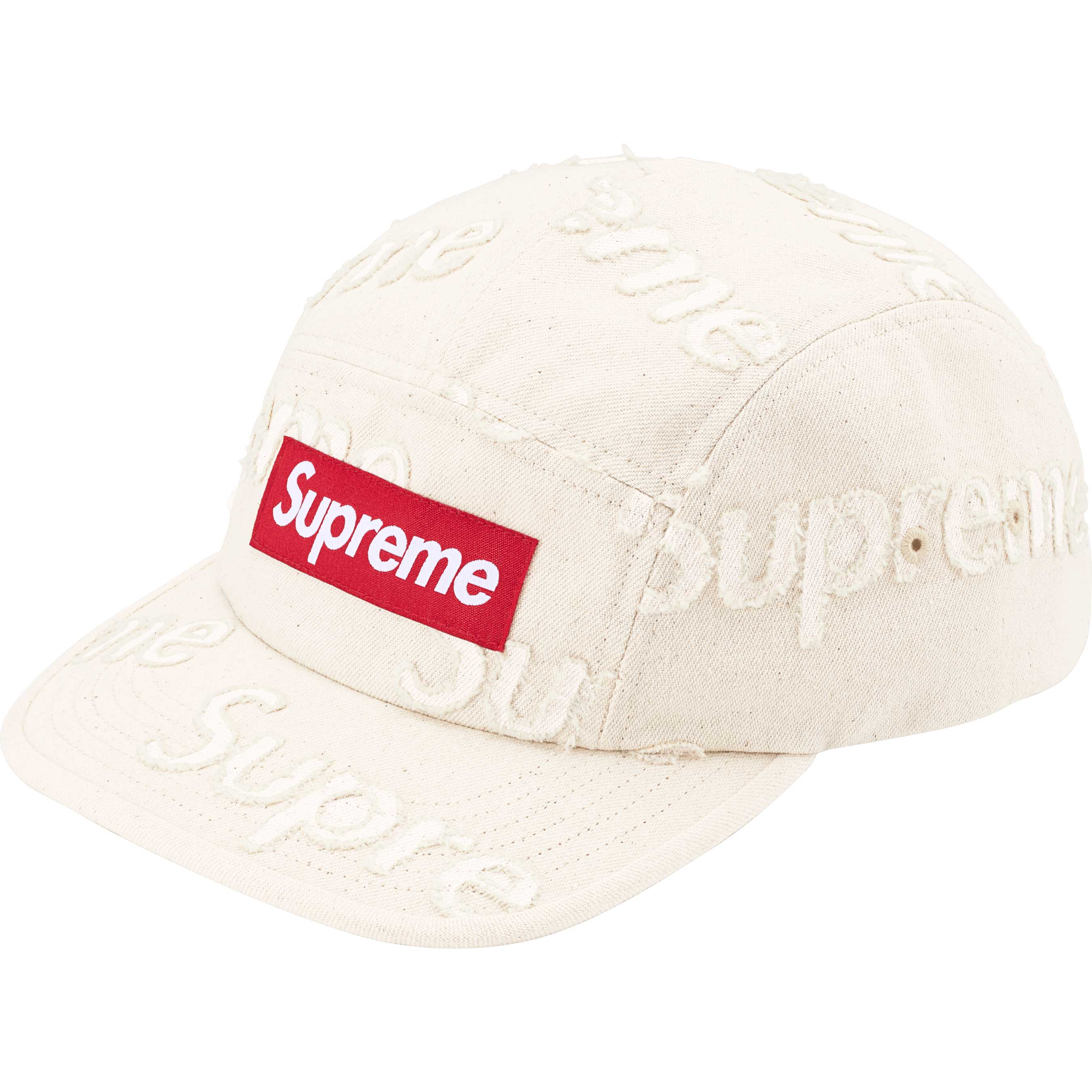 Lasered Denim Camp Cap