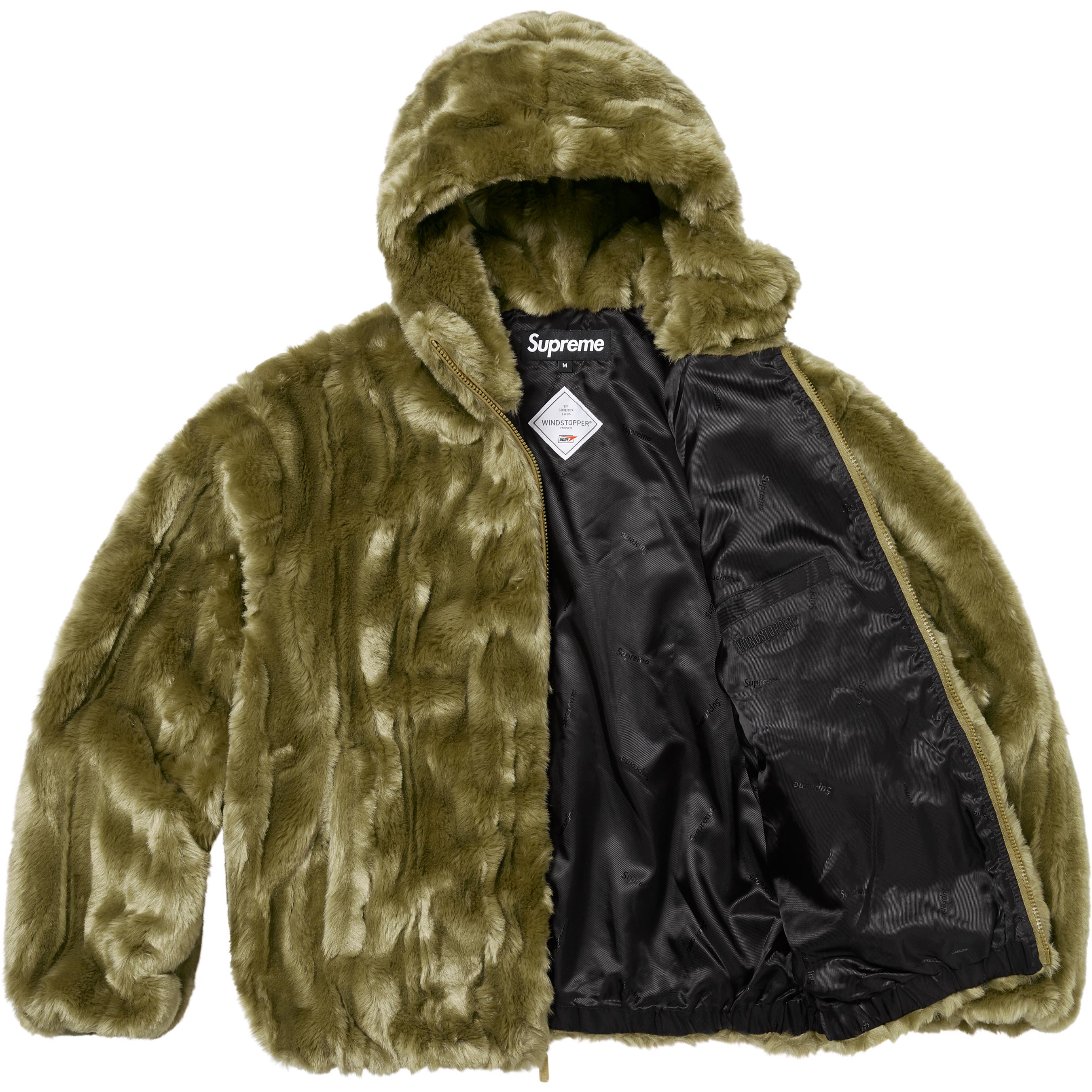 Faux Fur Hooded Jacket