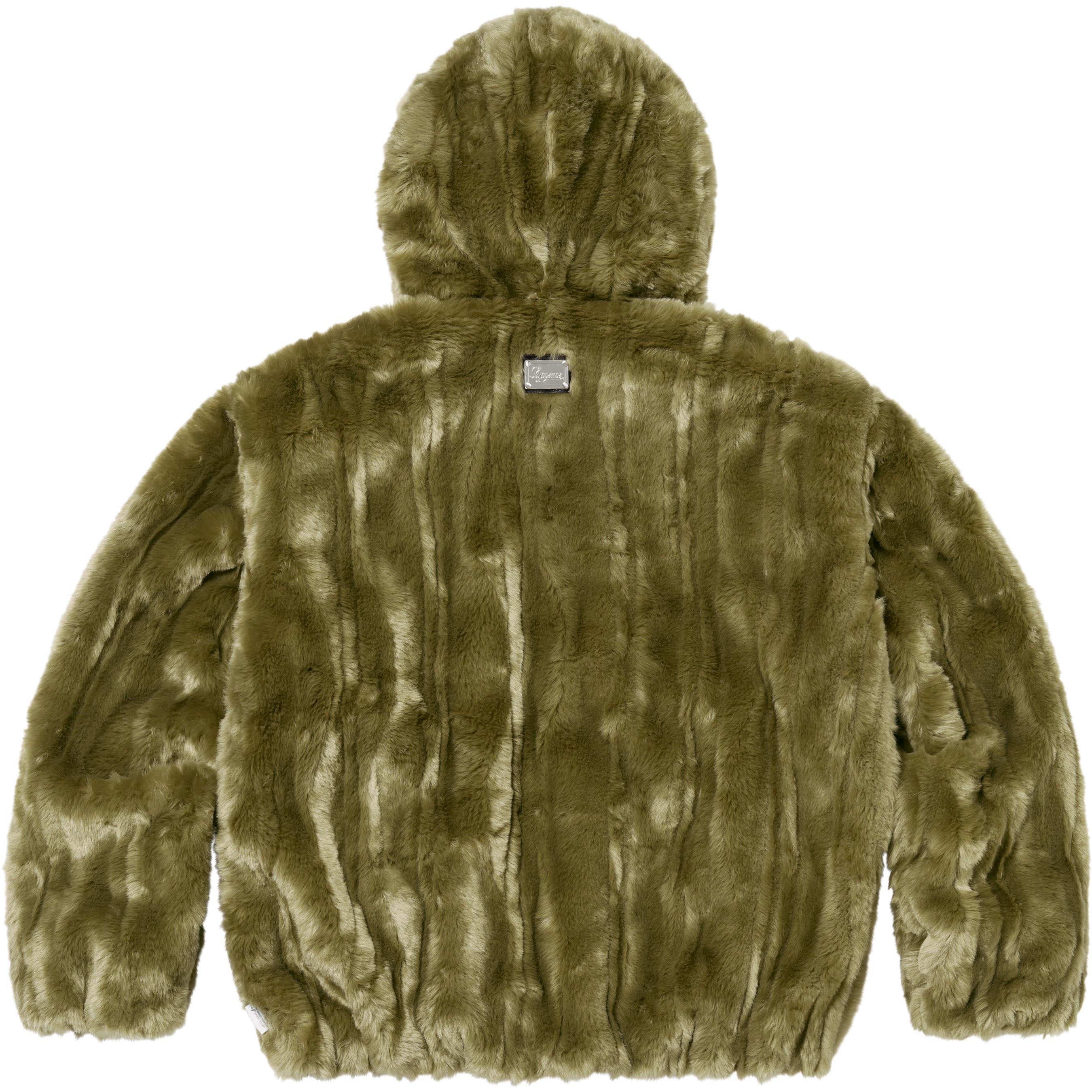 Faux Fur Hooded Jacket