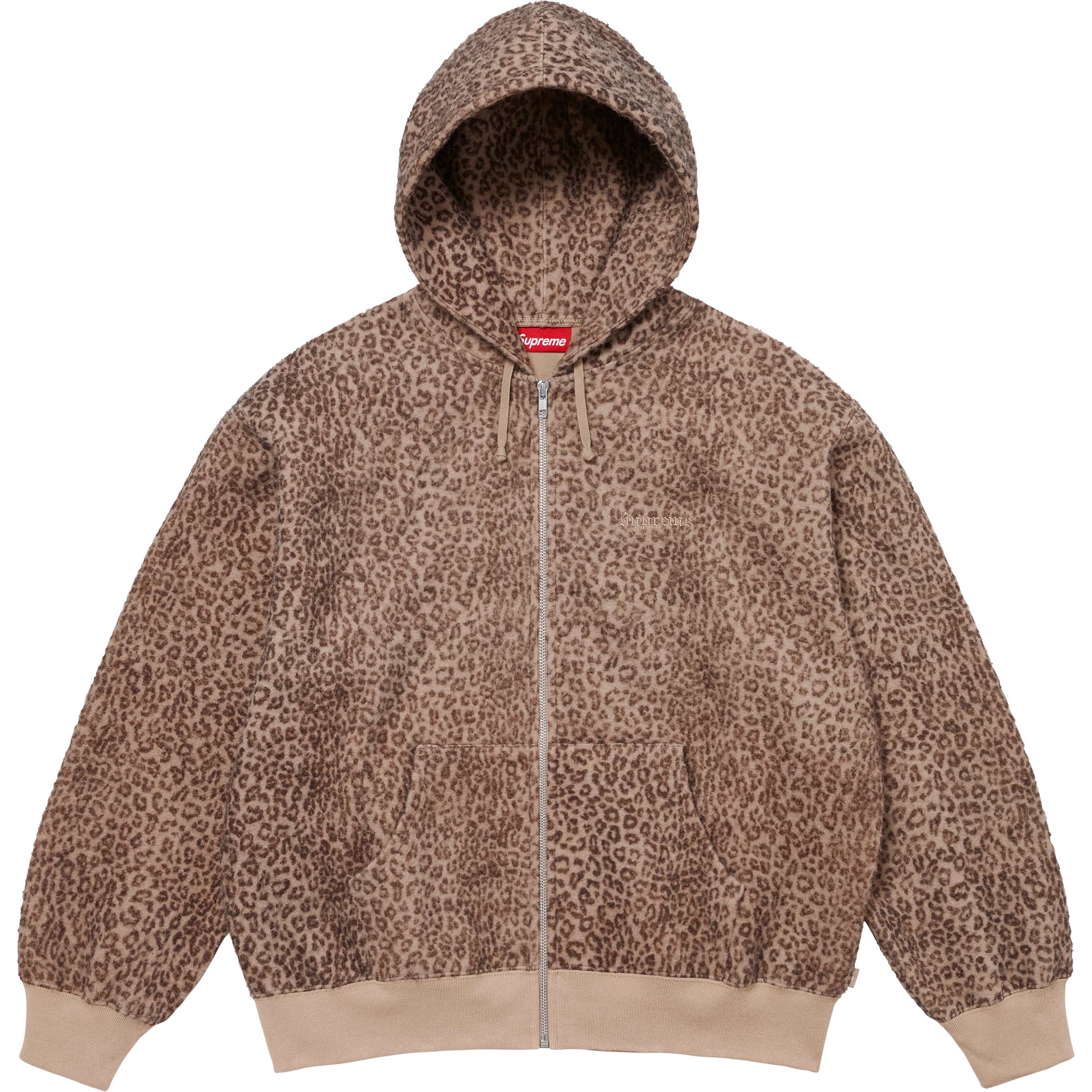 Pilled Zip Up Hooded Sweatshirt