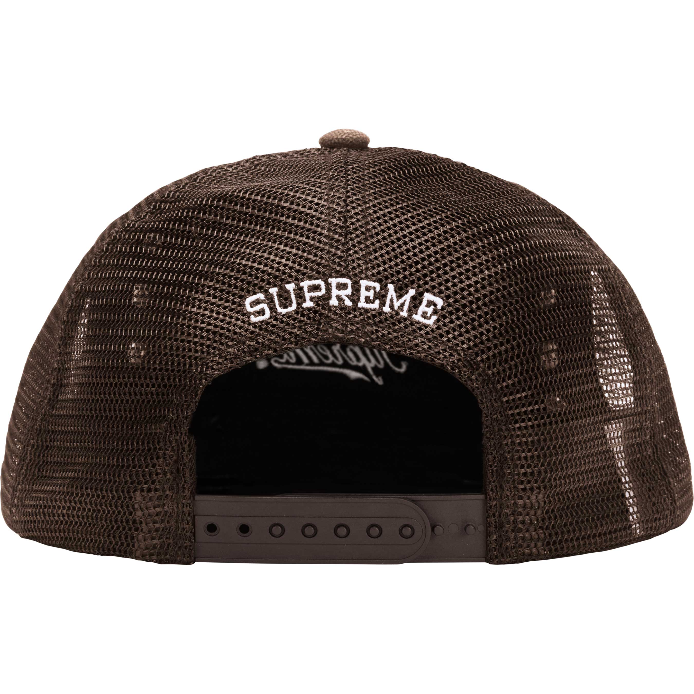 Supreme®/b.b. Simon Studded Canvas Mesh Back 5-Panel