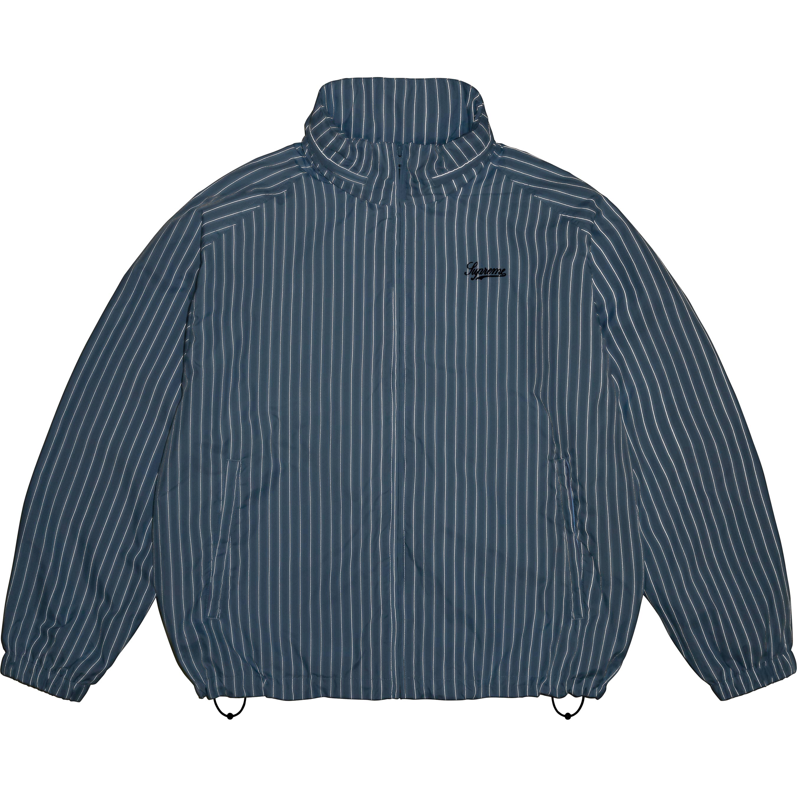 Reflective Pinstripe Track Jacket