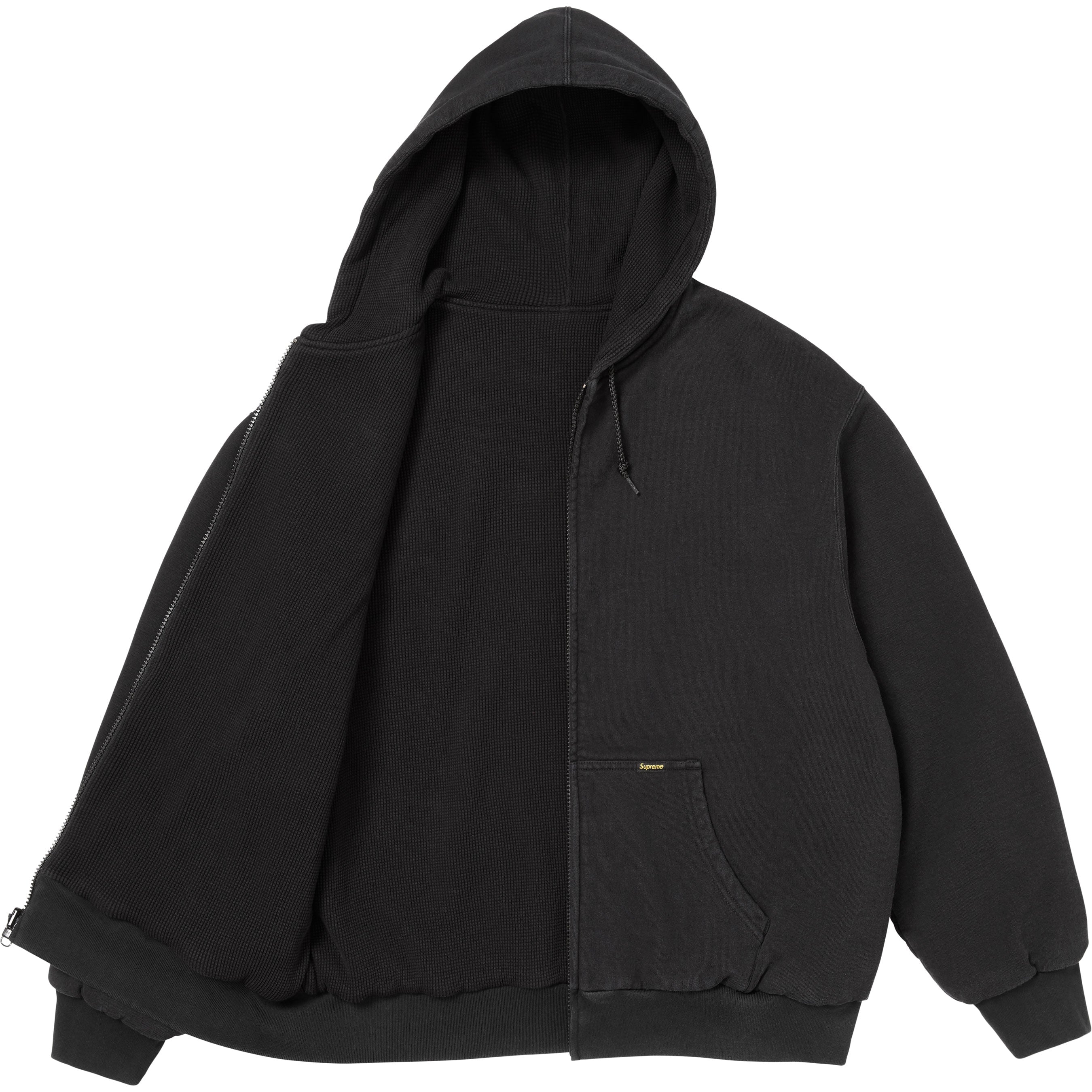 Reversible Work Zip Up Hooded Sweatshirt