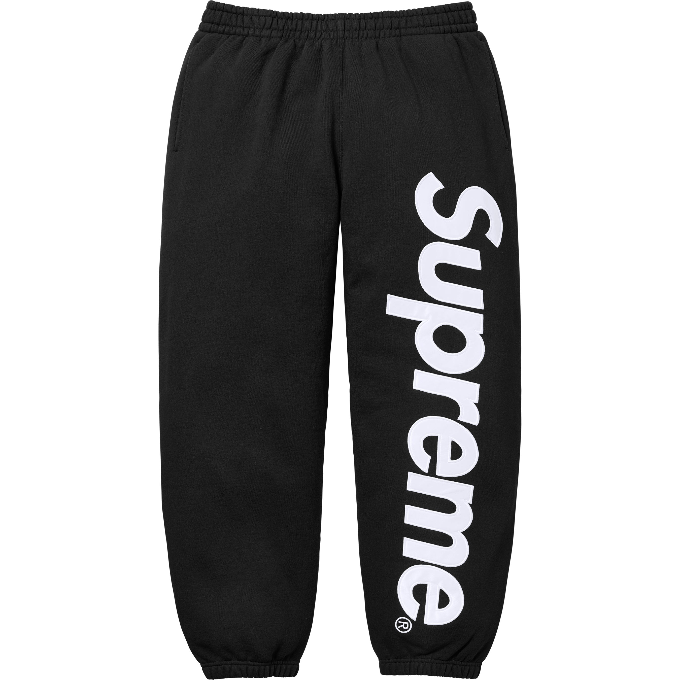 Satin Appliqué Sweatpant
