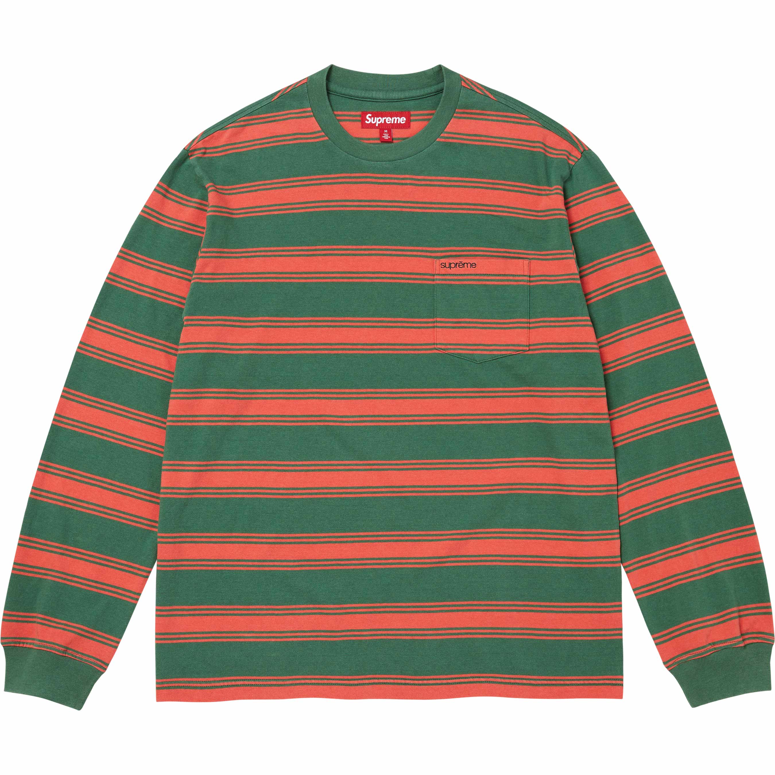 Stripe Pocket L/S Top