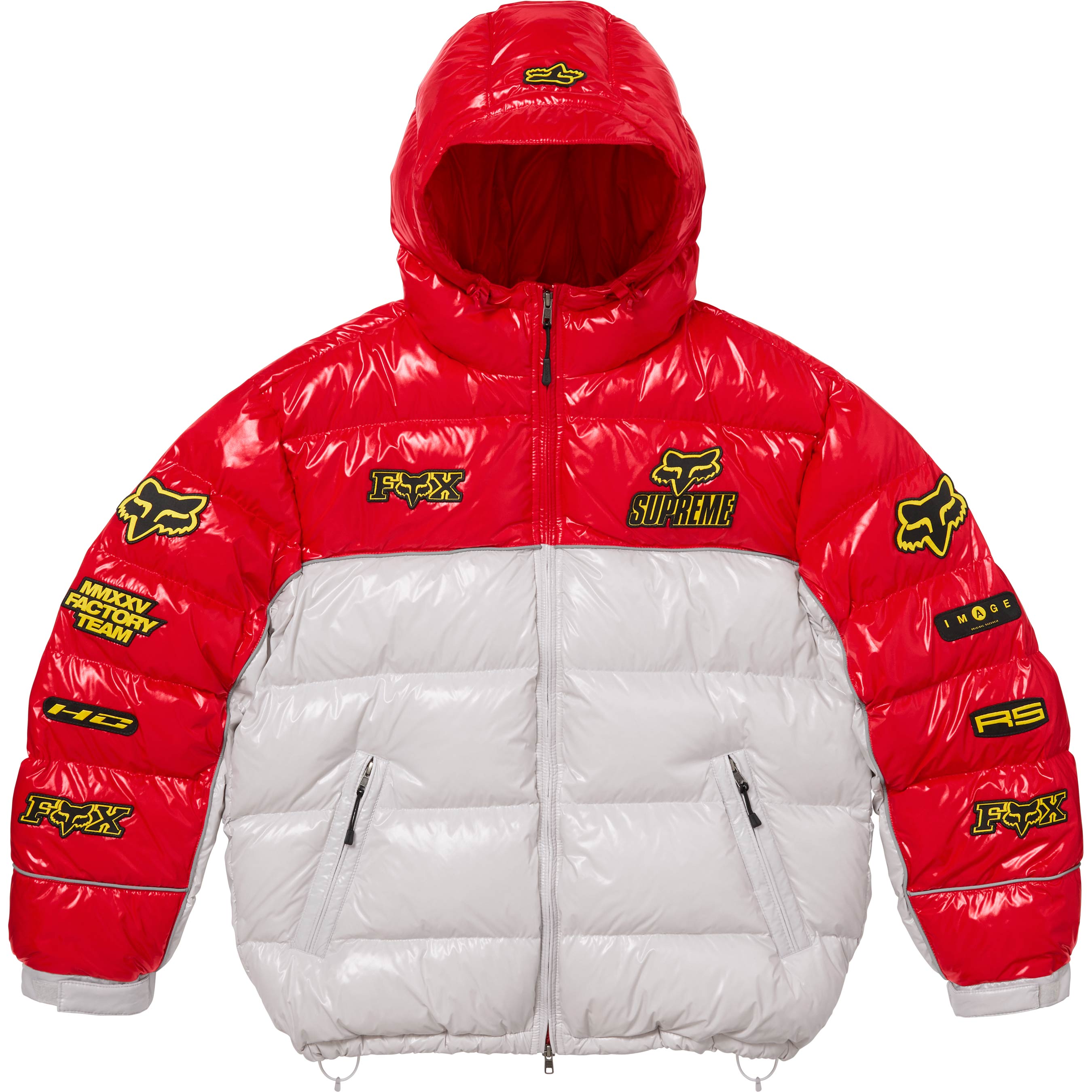 Supreme®/Fox Racing® Shiny Down Puffer Jacket