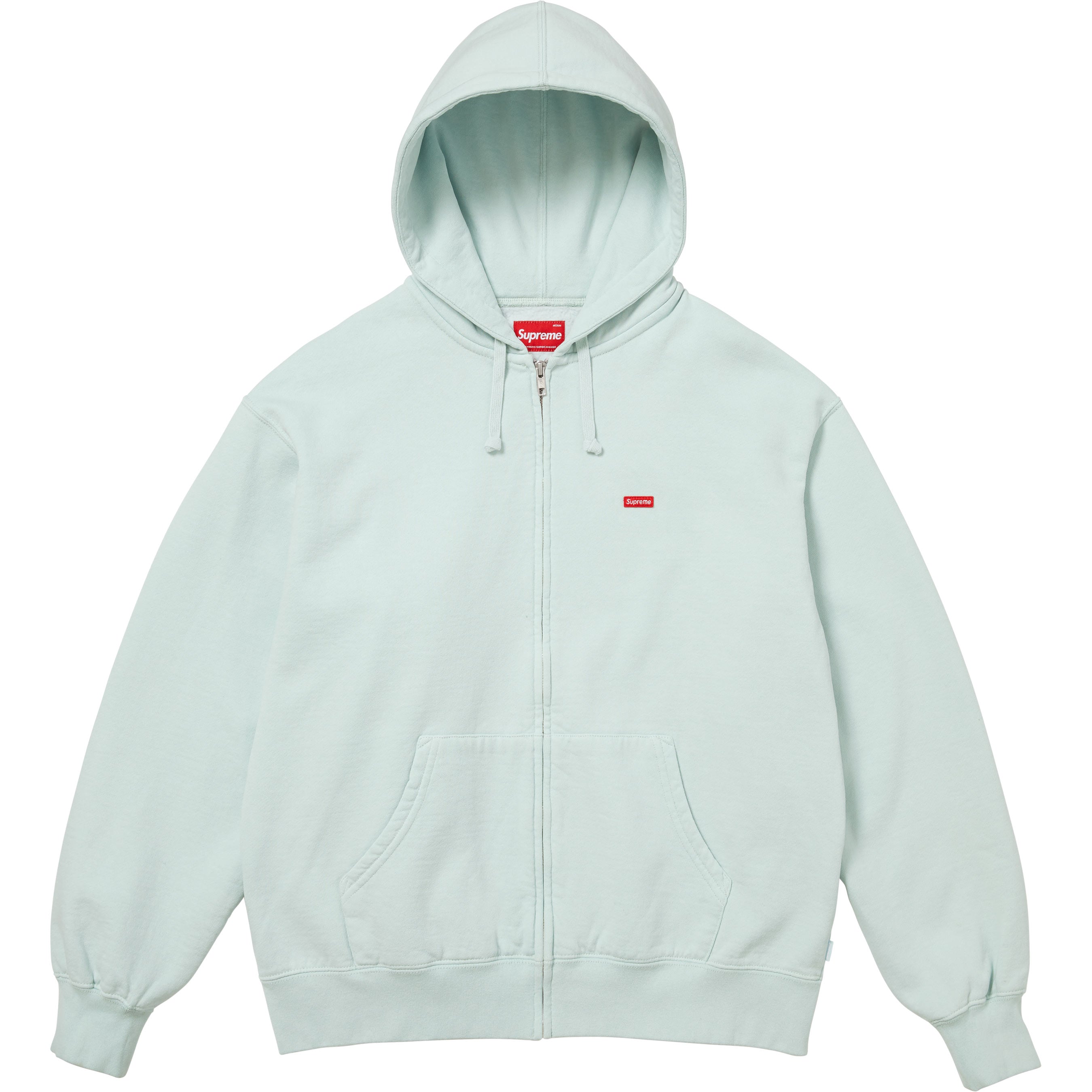Small Box Zip Up Hooded Sweatshirt