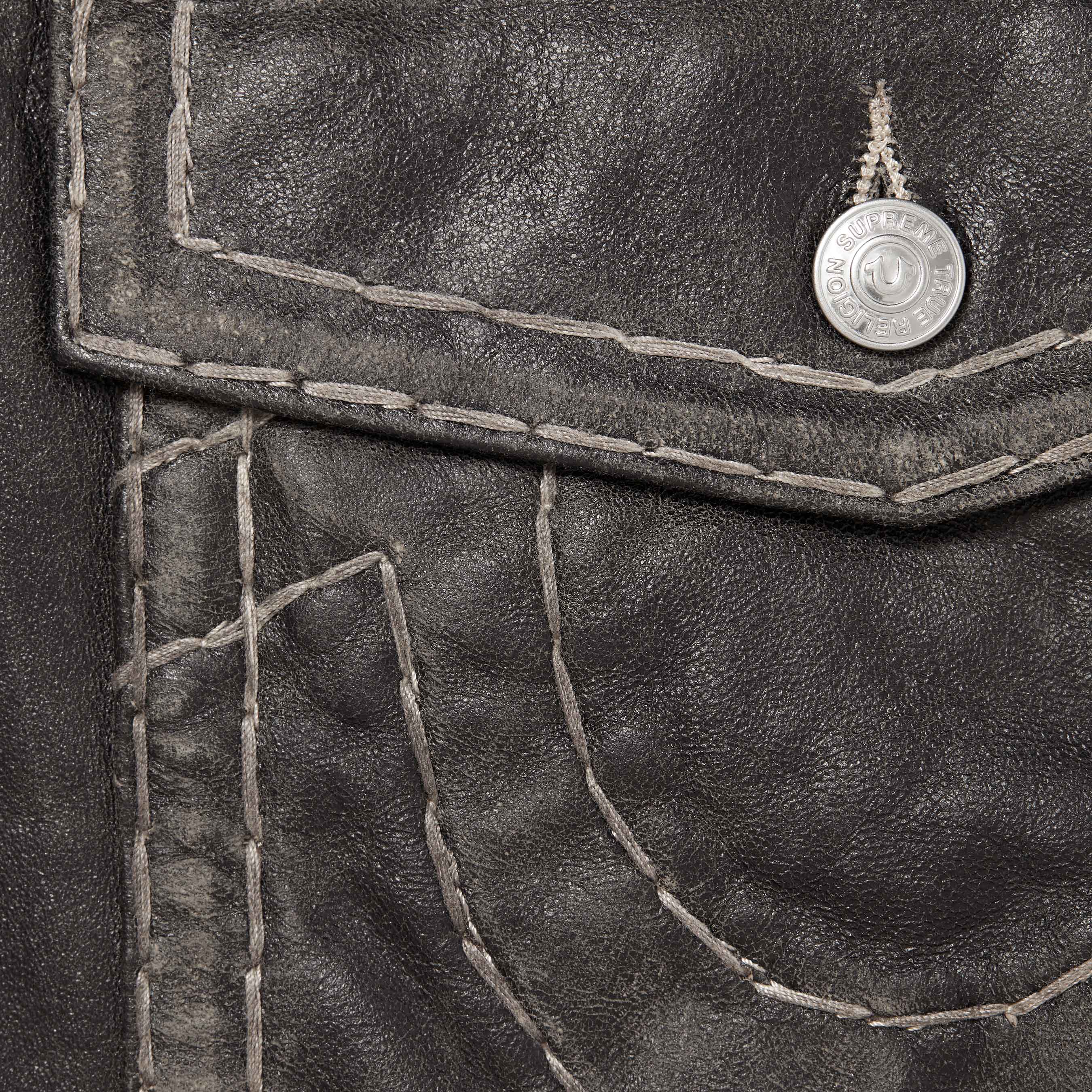 Supreme®/True Religion® Loose Fit Leather Pant