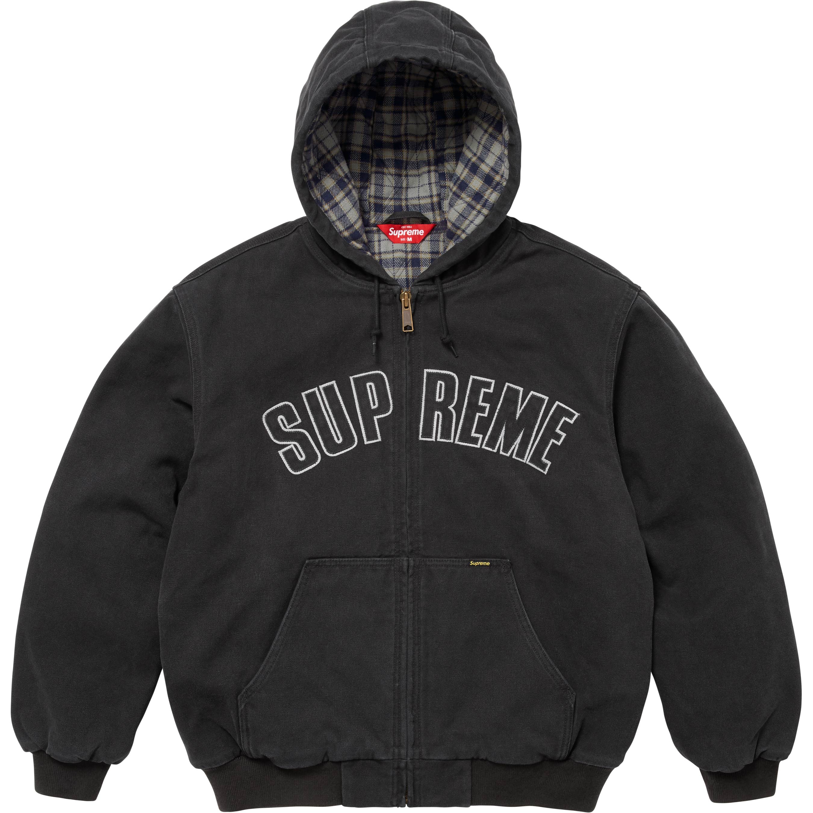 Reflective Arc Hooded Work Jacket