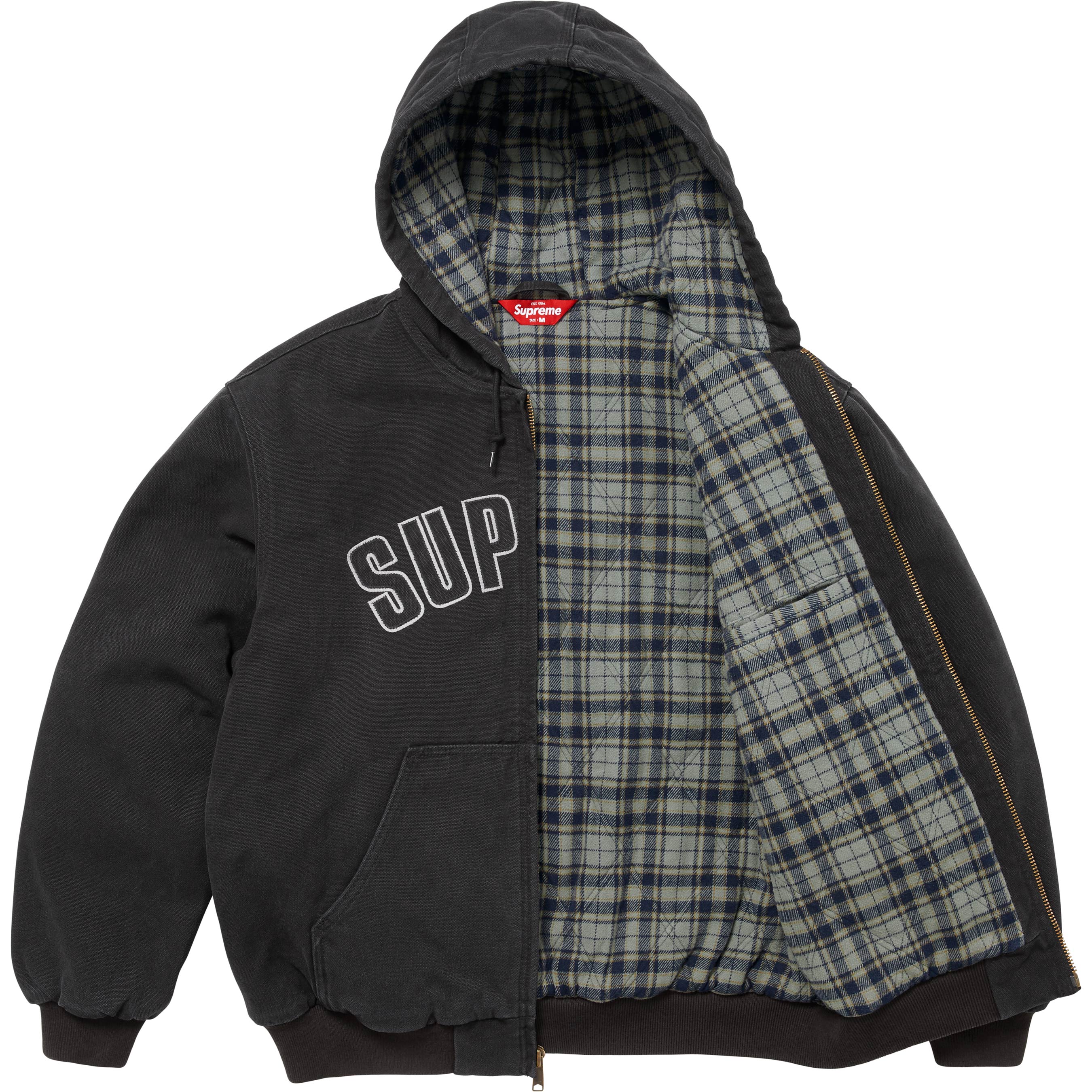 Reflective Arc Hooded Work Jacket