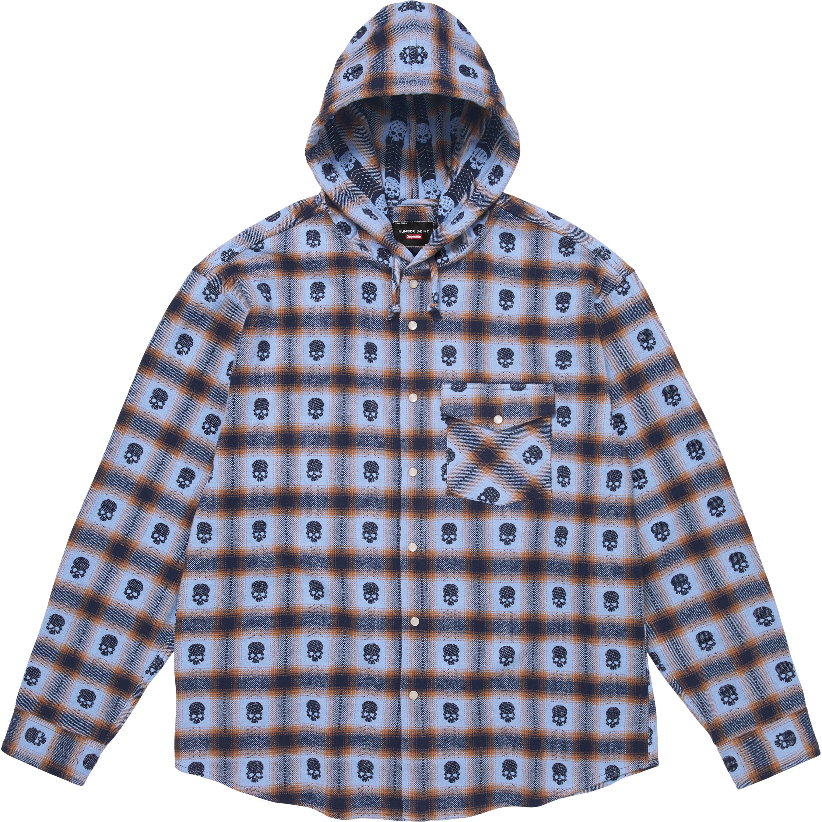Supreme®/Number (N)ine® Hooded Flannel Shirt