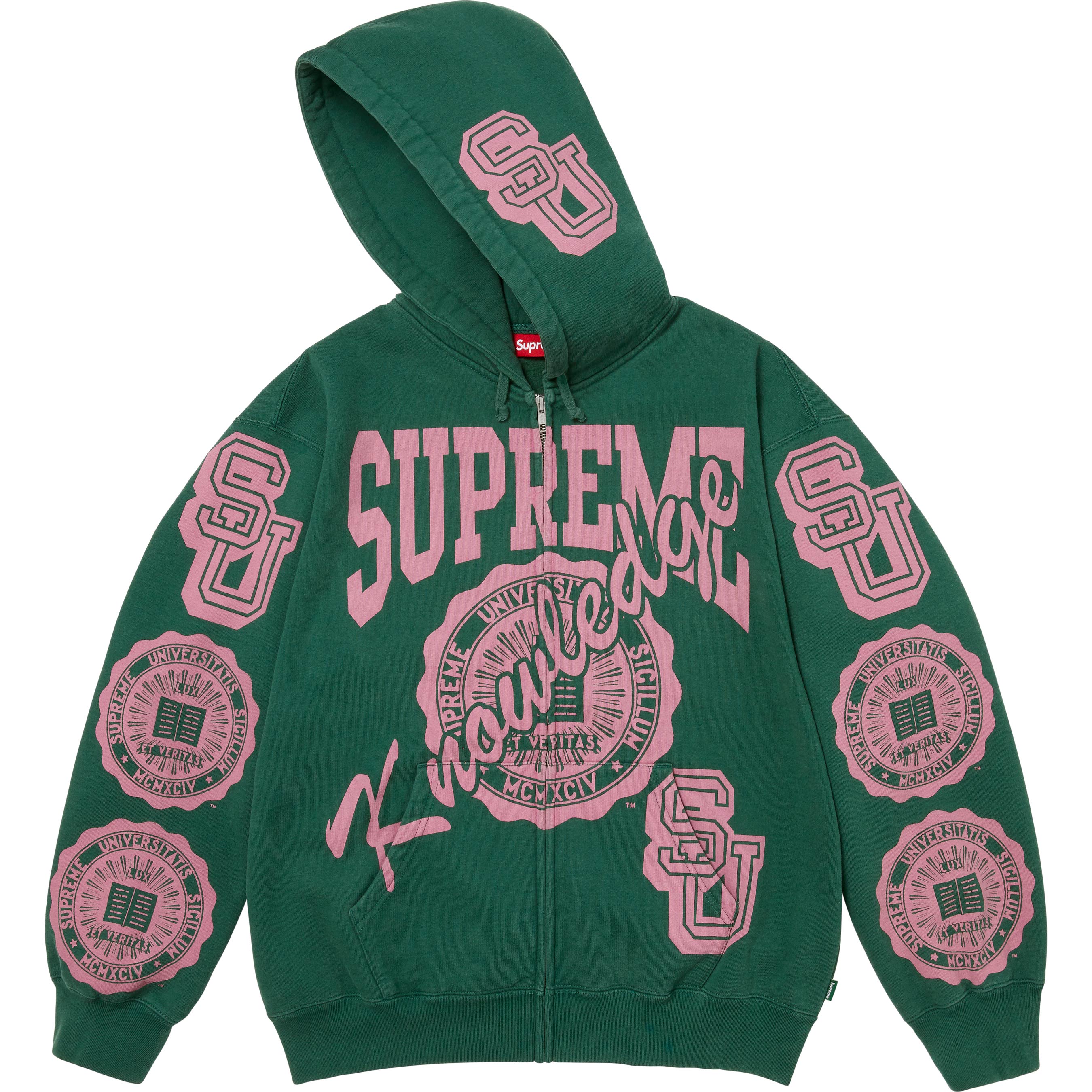 Knowledge Reigns Zip Up Hooded Sweatshirt