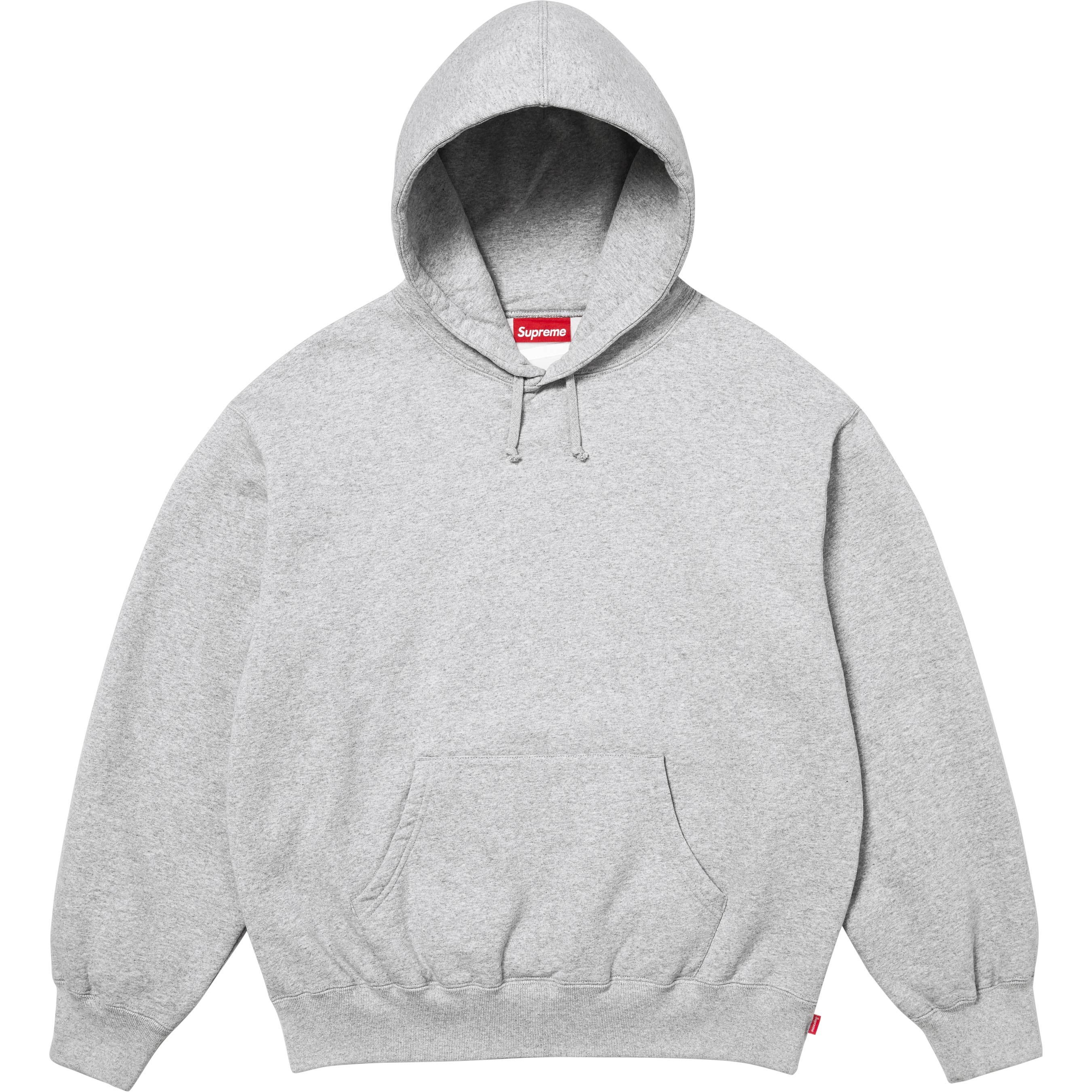 Satin Appliqué Hooded Sweatshirt