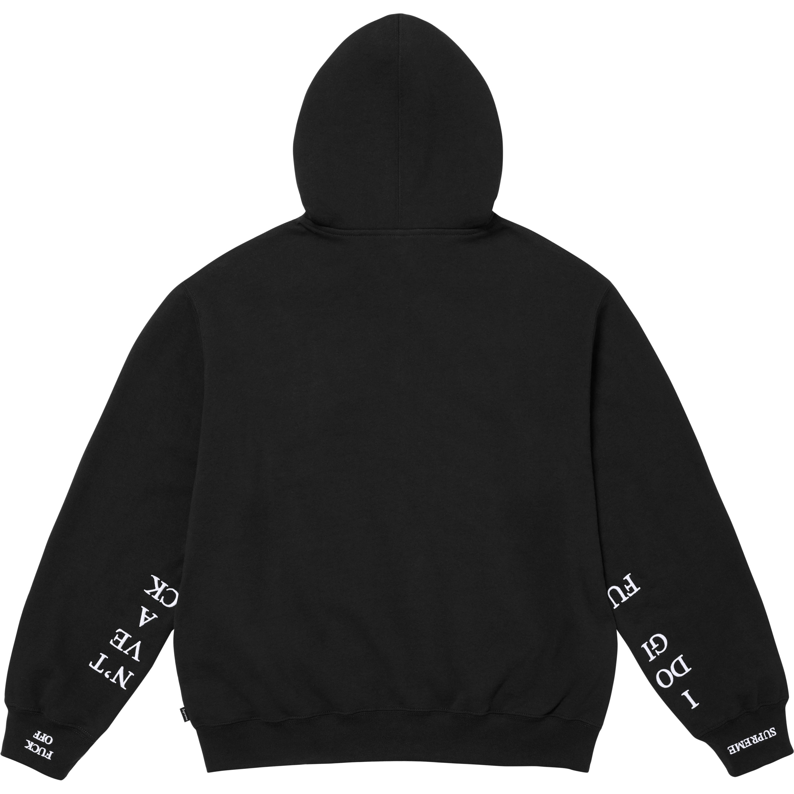 IDGAF Zip Up Hooded Sweatshirt