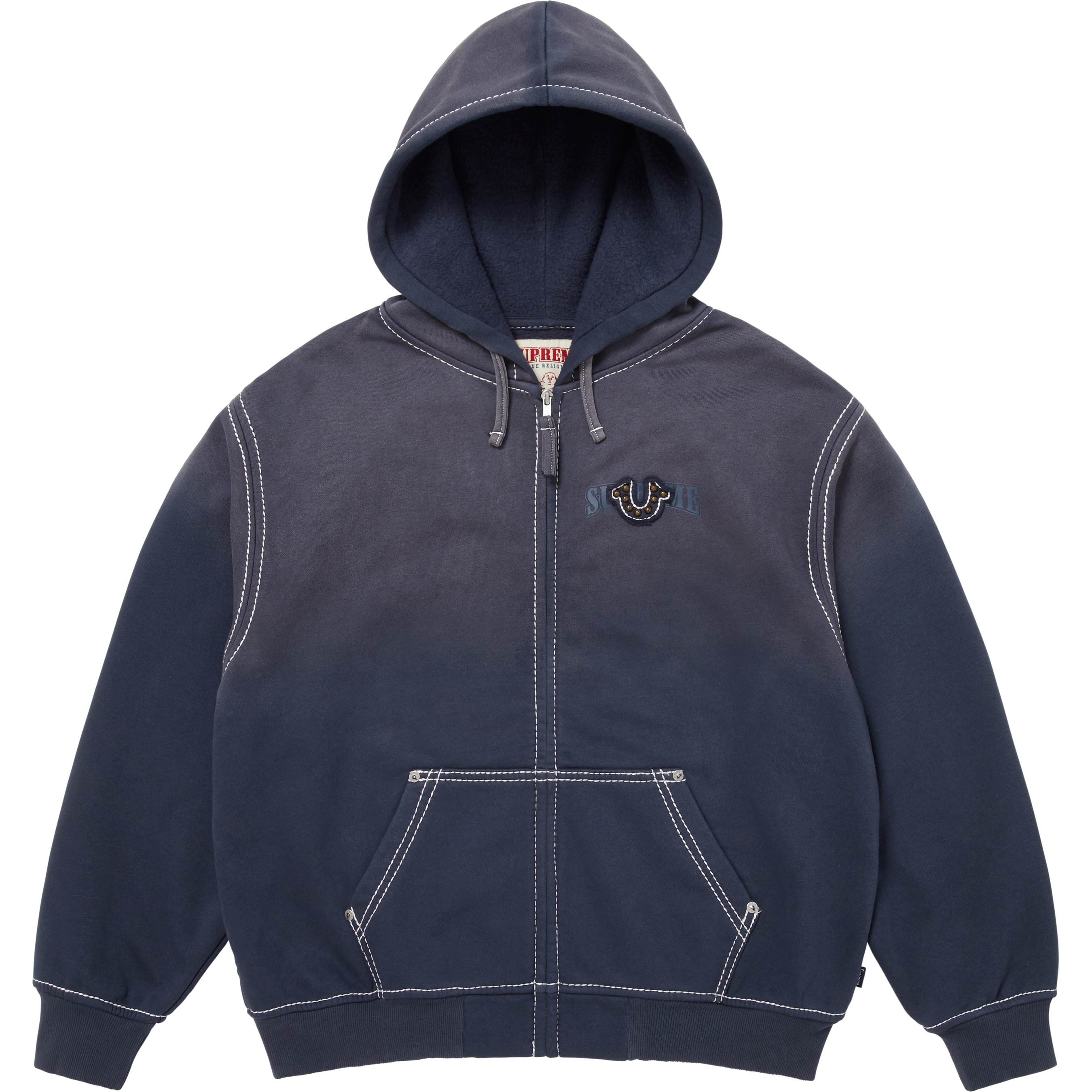 Supreme®/True Religion® Zip Up Hooded Sweatshirt