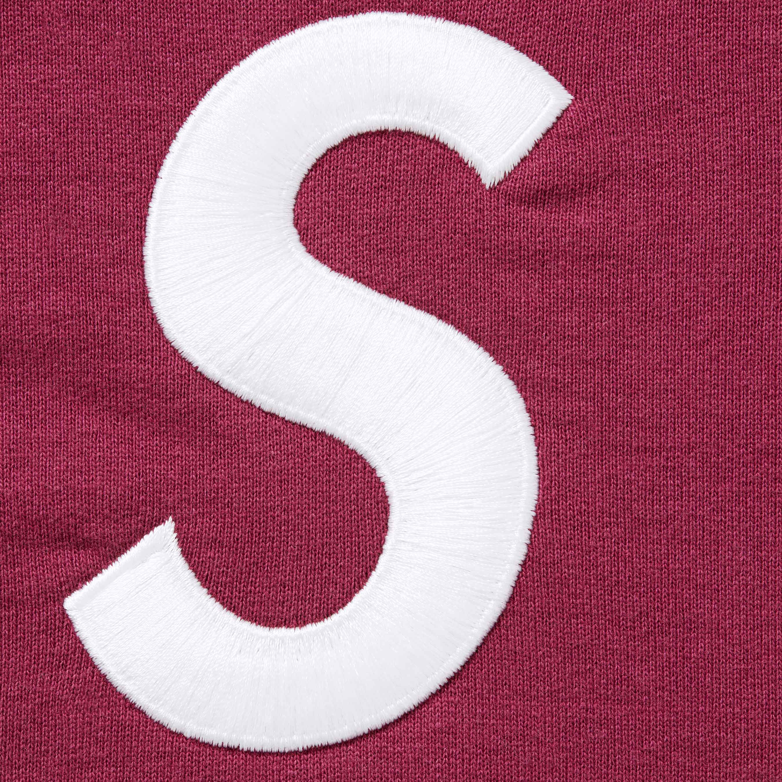 S Logo Zip Up Hooded Sweatshirt