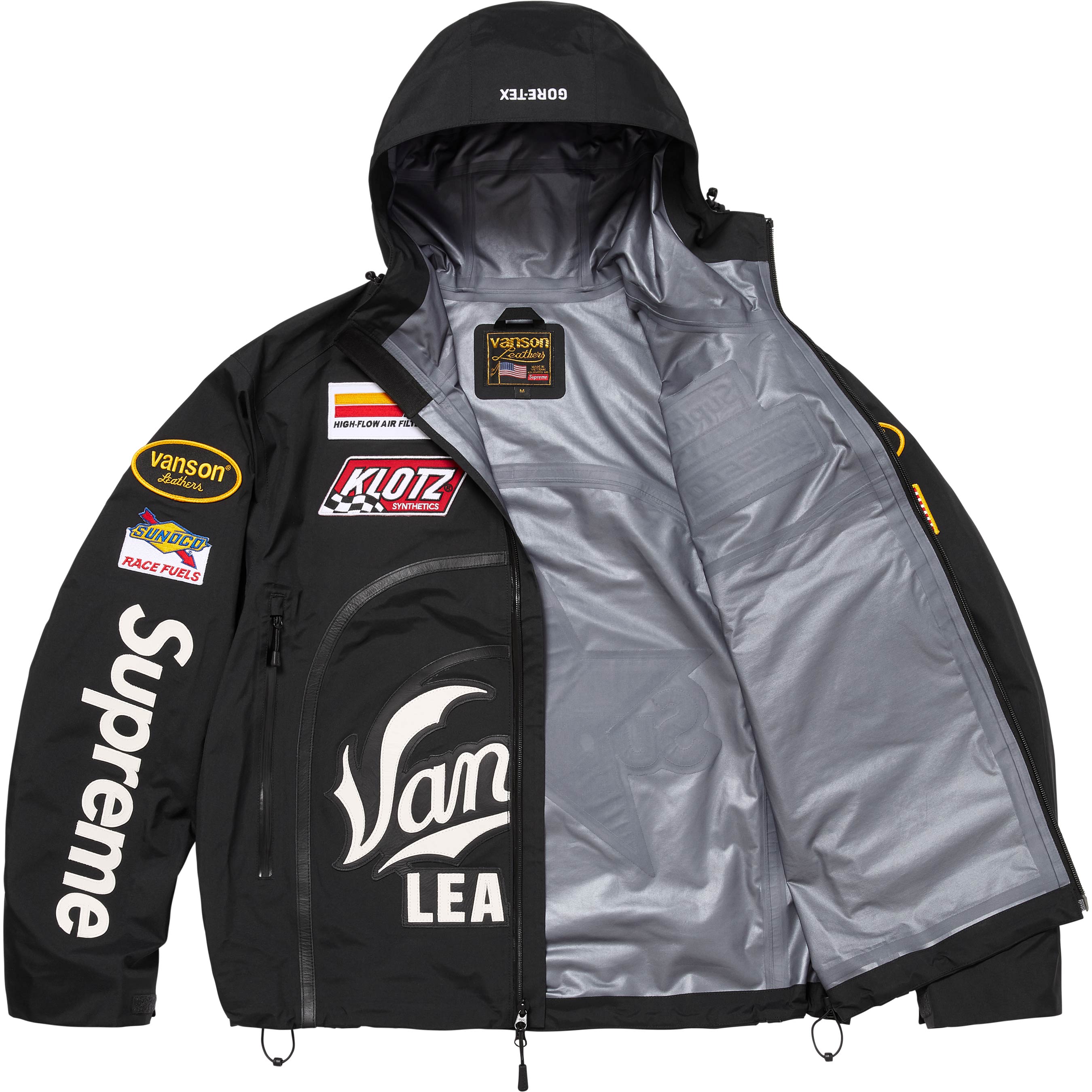 Supreme®/Vanson Leathers®/GORE-TEX Shell Jacket