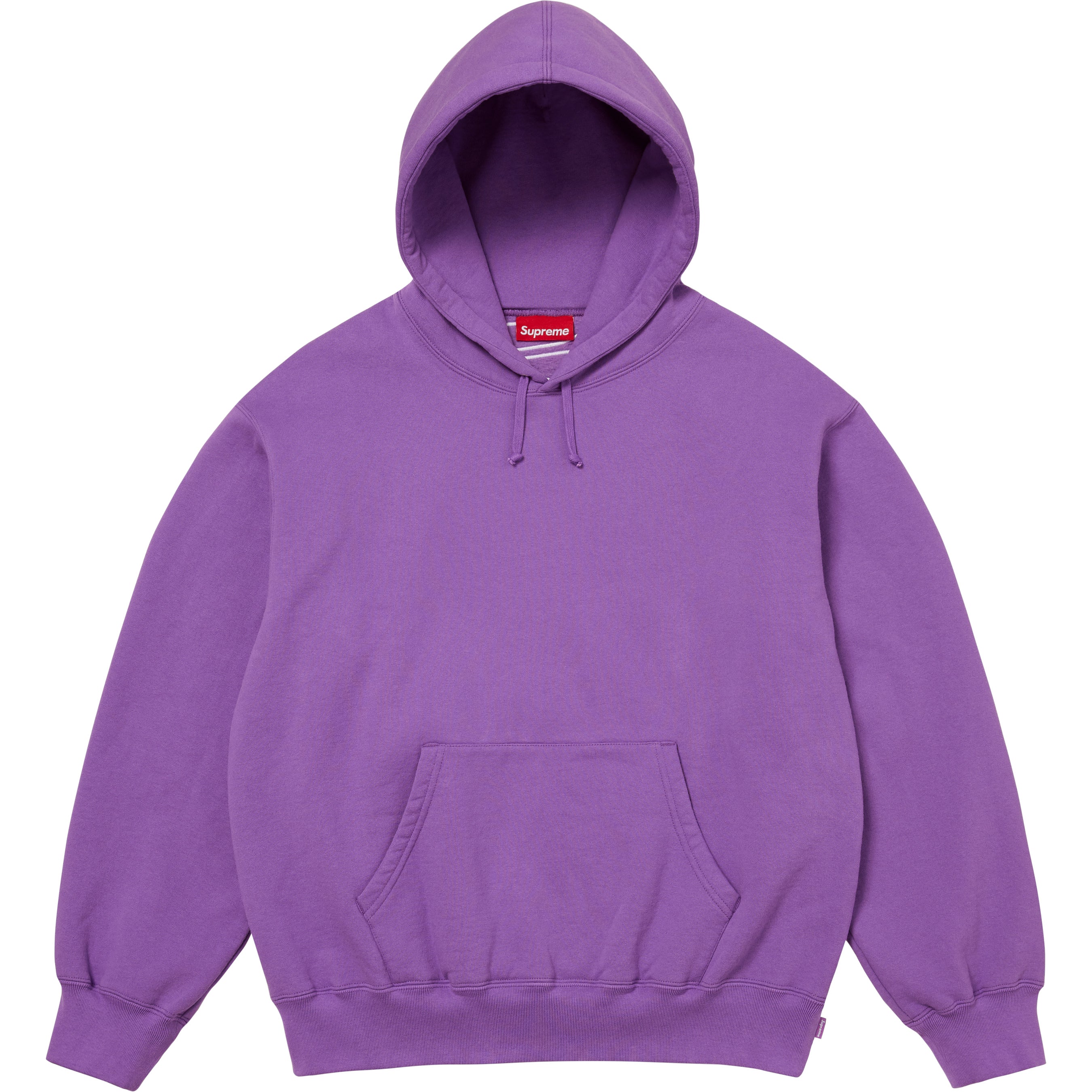 Satin Appliqué Hooded Sweatshirt