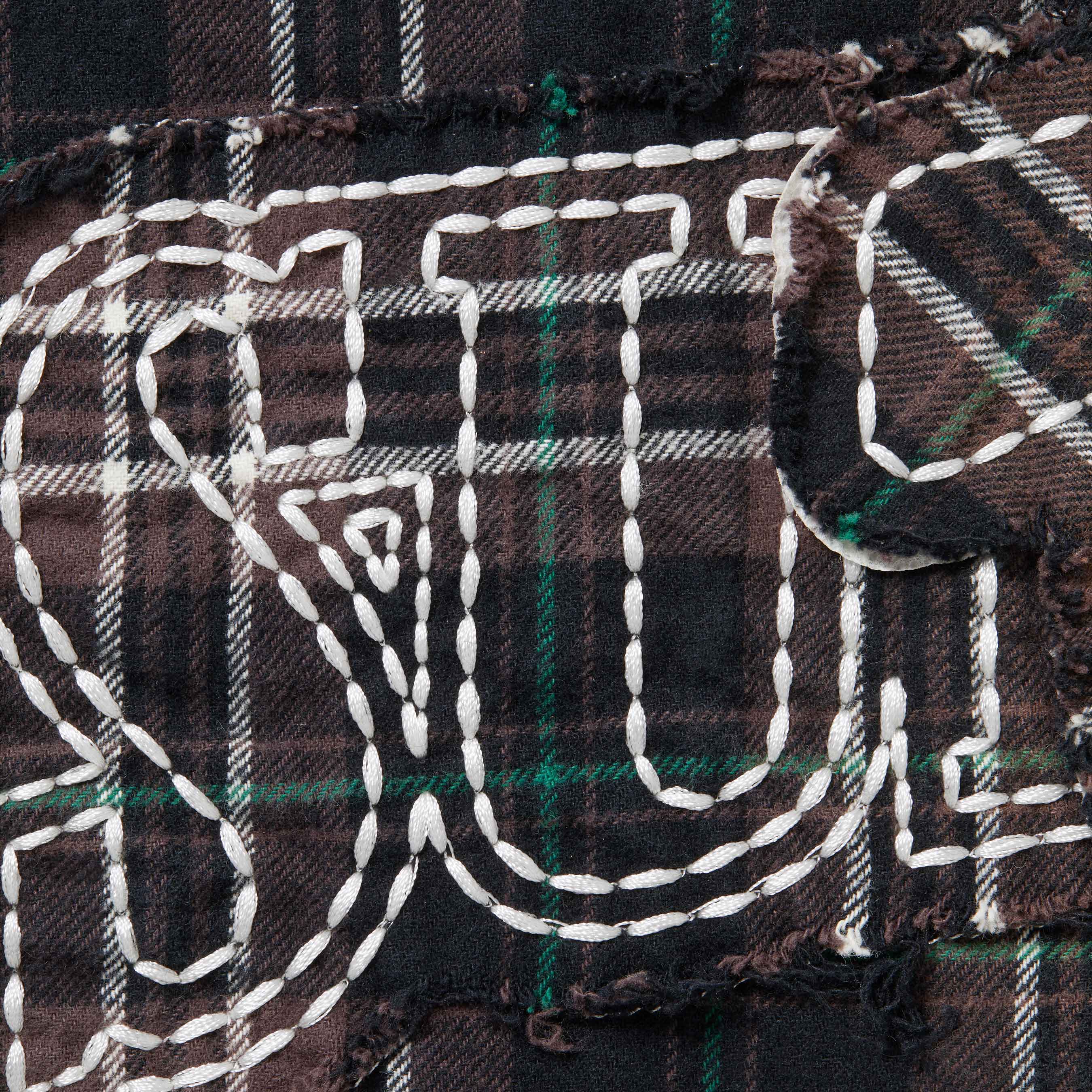 Supreme®/True Religion® Quilted Lined Plaid Flannel Shirt