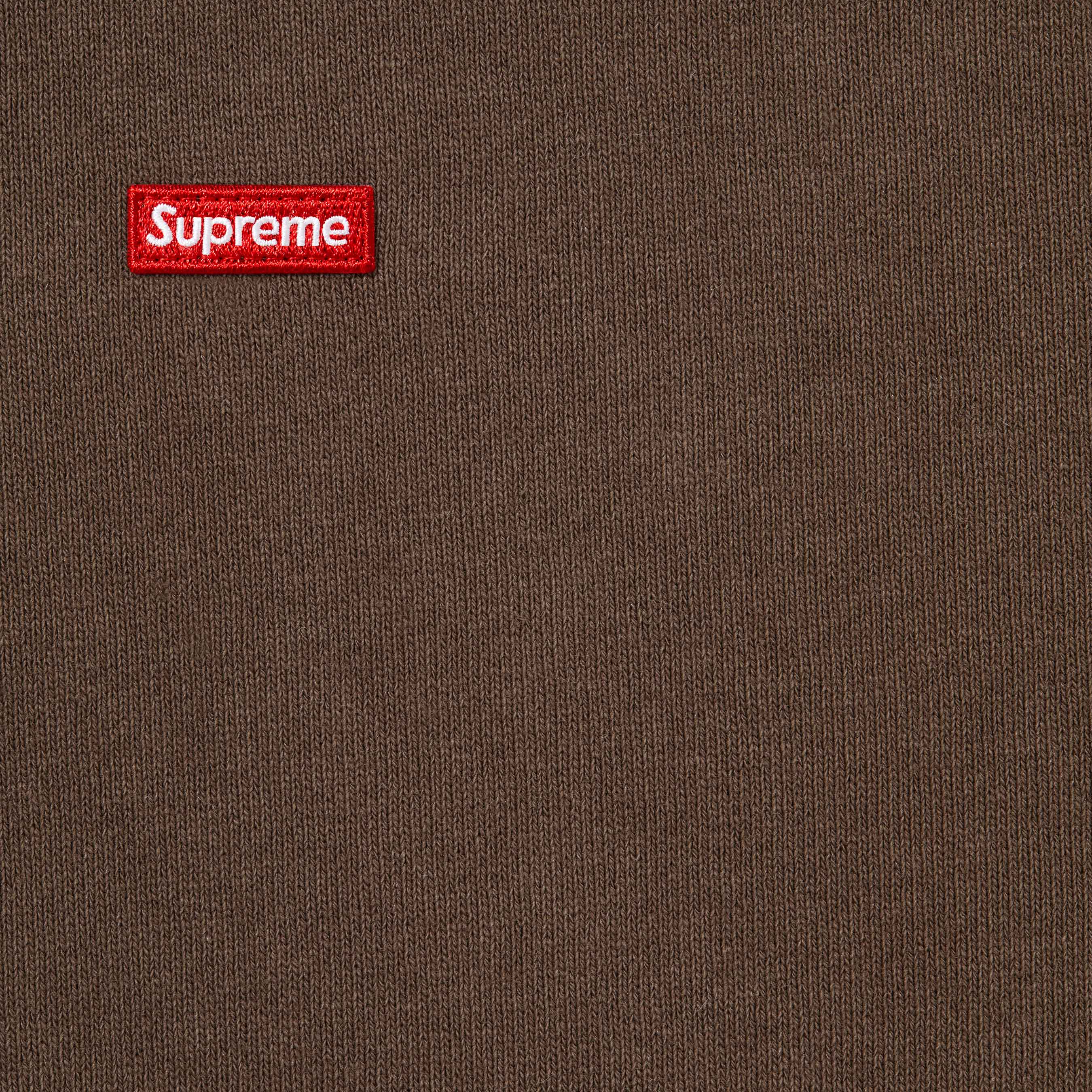 Small Box Zip Up Hooded Sweatshirt