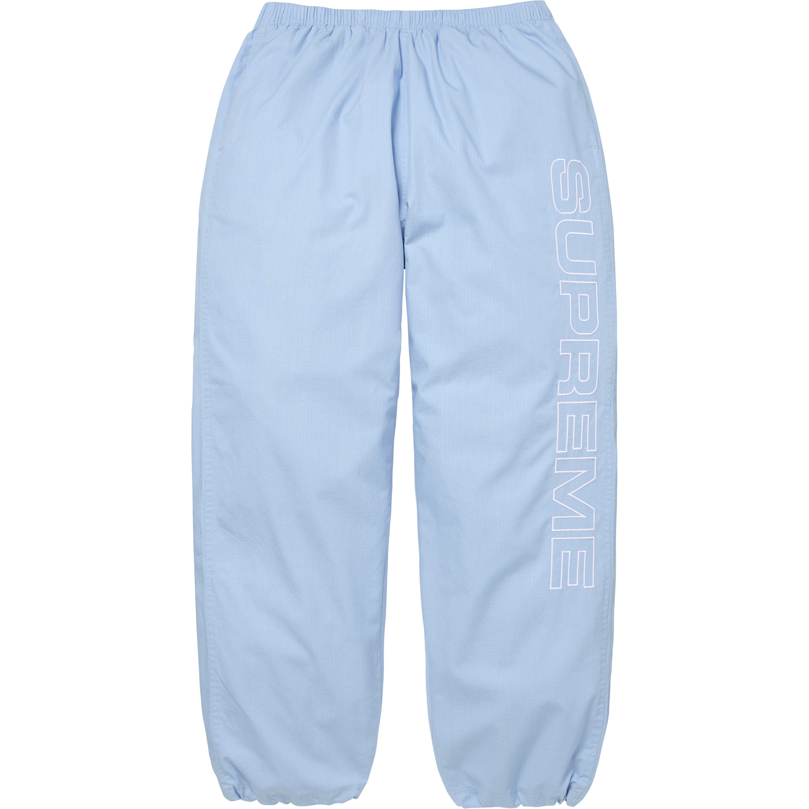 Spellout Embroidered Ripstop Track Pant