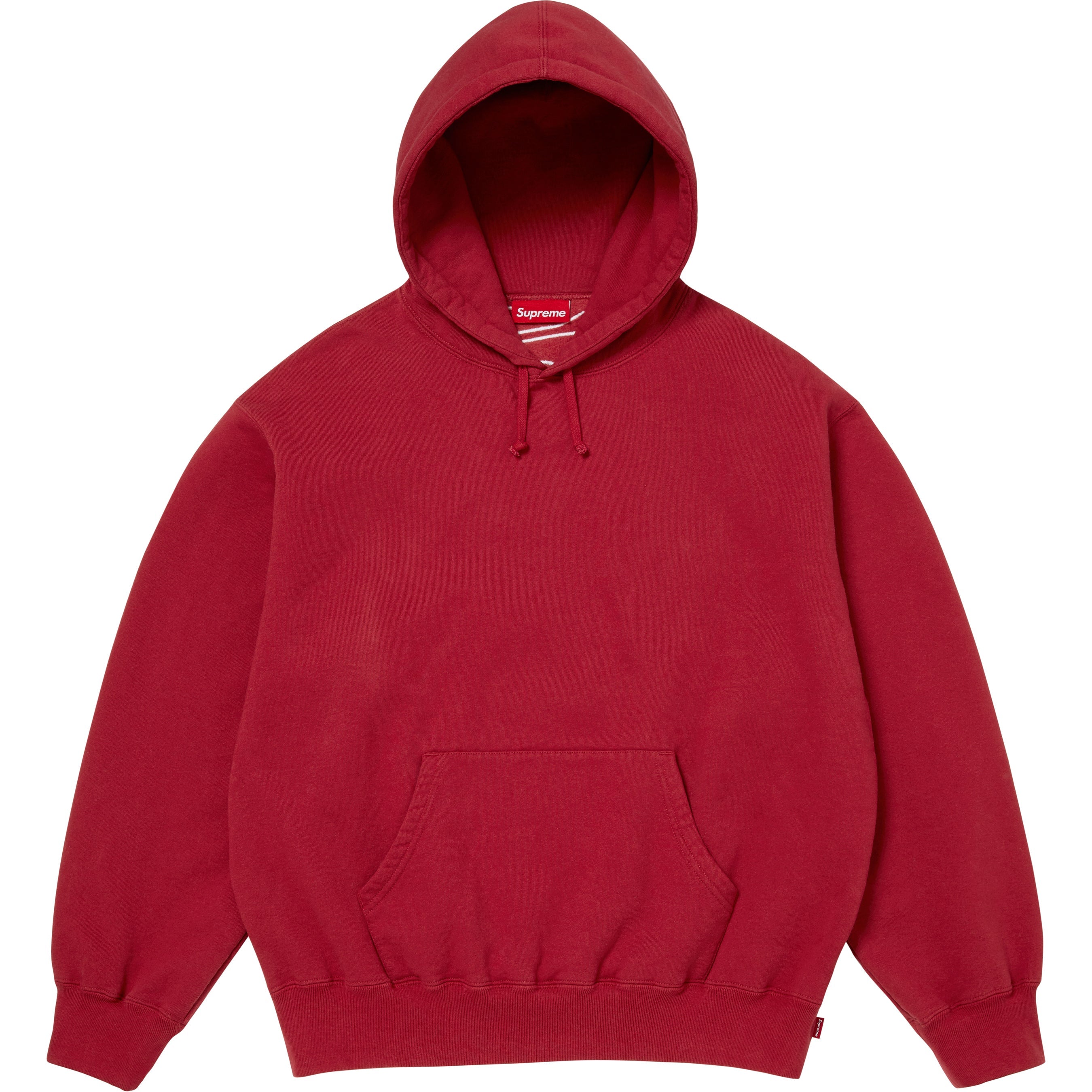 Satin Appliqué Hooded Sweatshirt