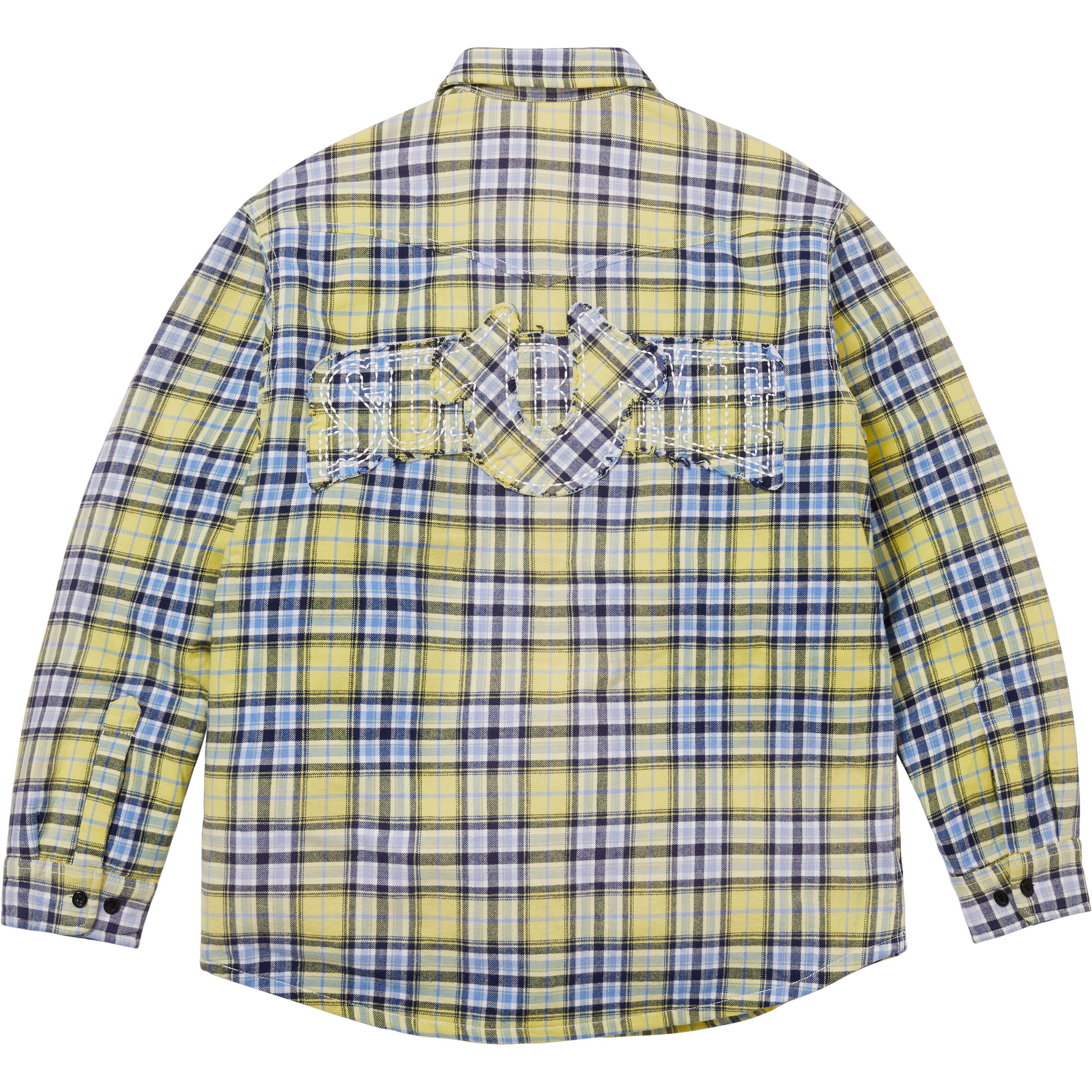 Supreme®/True Religion® Quilted Lined Plaid Flannel Shirt