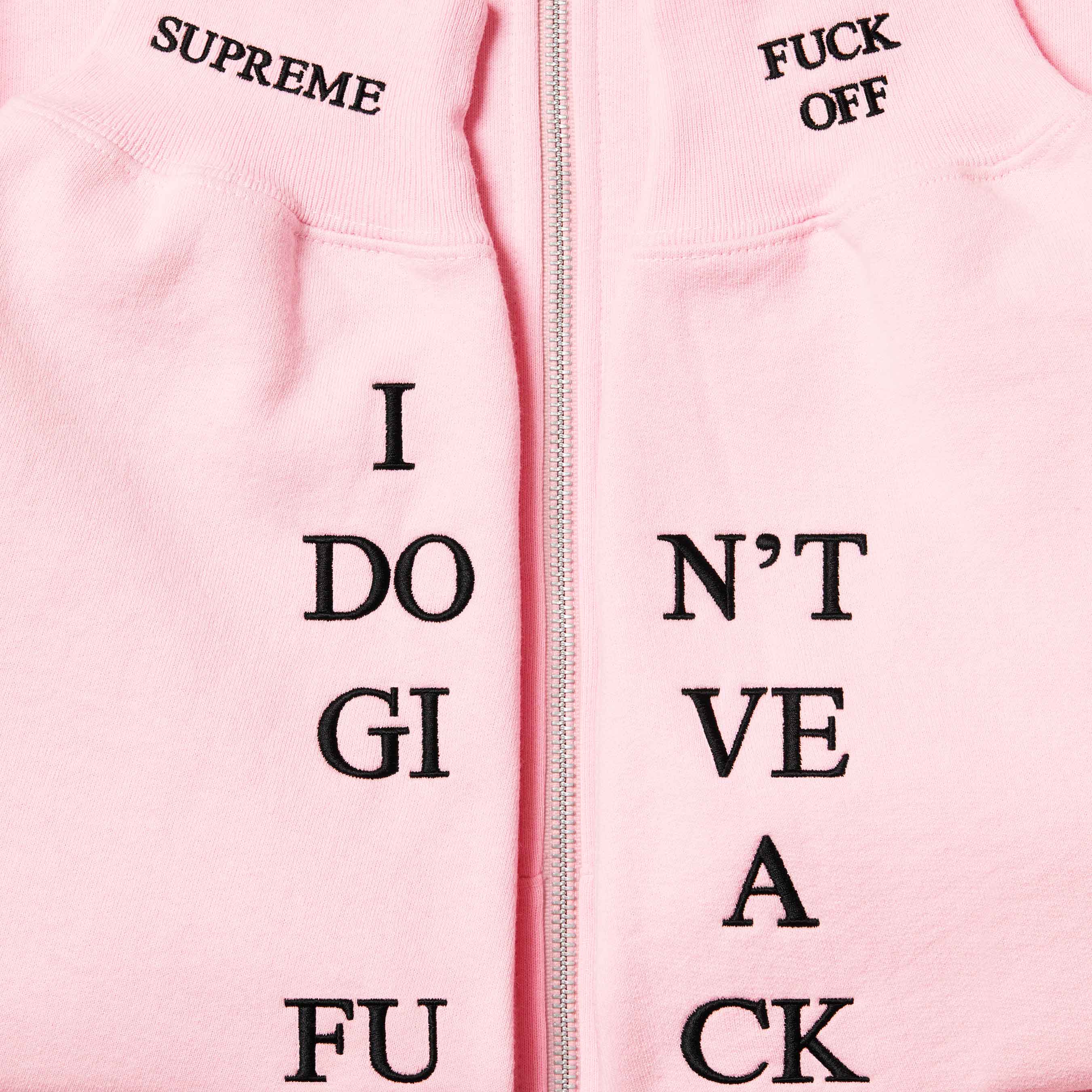 IDGAF Zip Up Hooded Sweatshirt