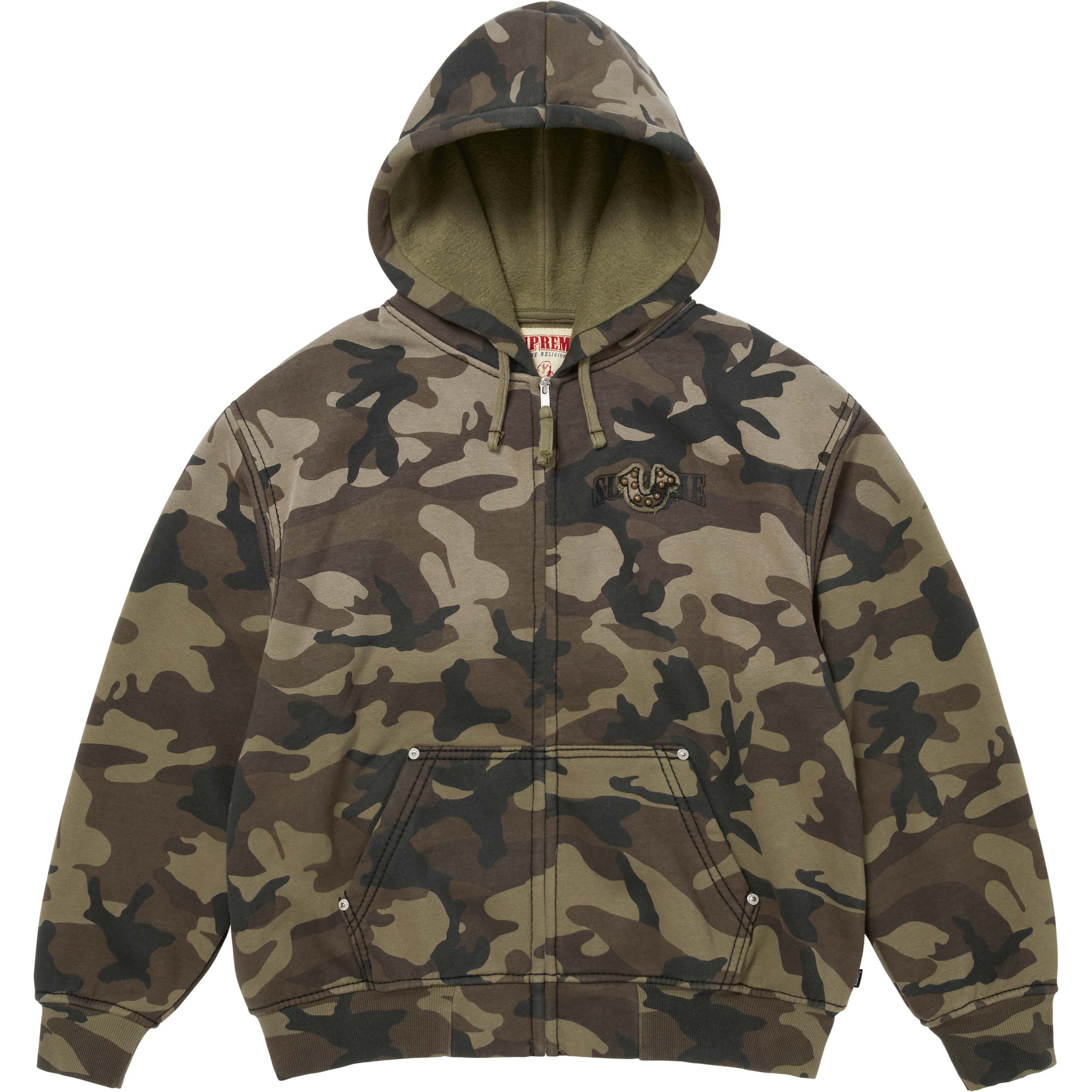 Supreme®/True Religion® Zip Up Hooded Sweatshirt