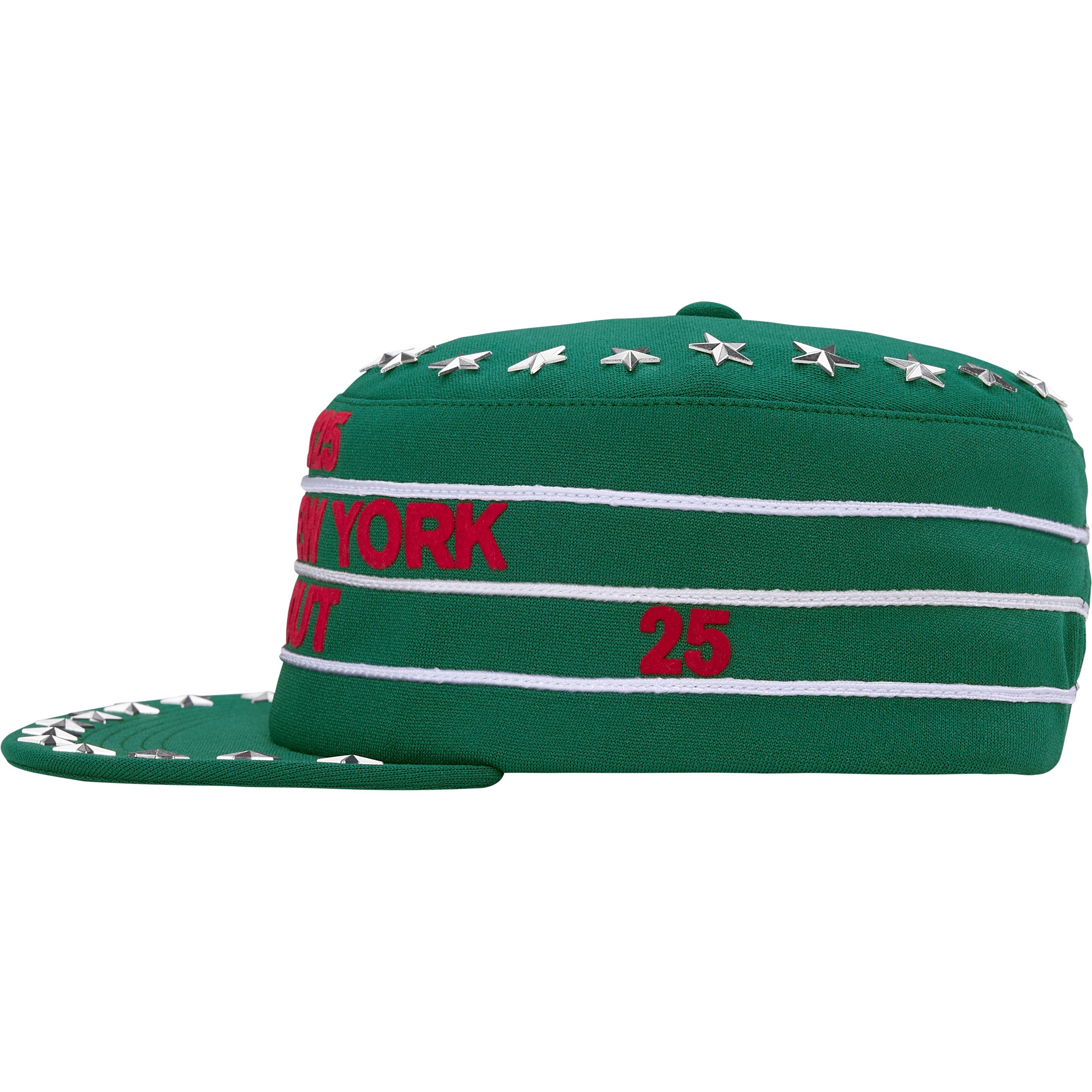 Stars Studded Pillbox Hat