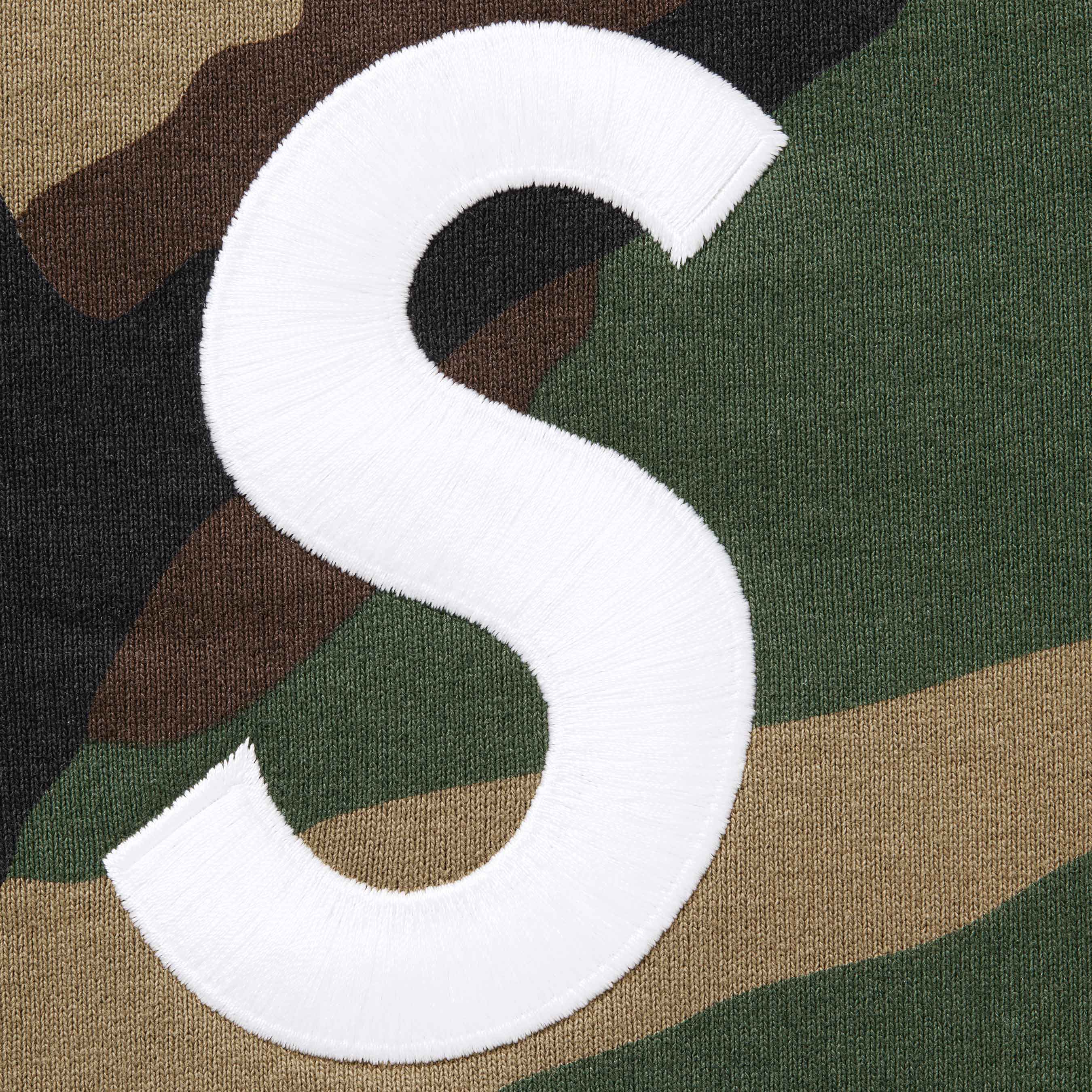 S Logo Zip Up Hooded Sweatshirt