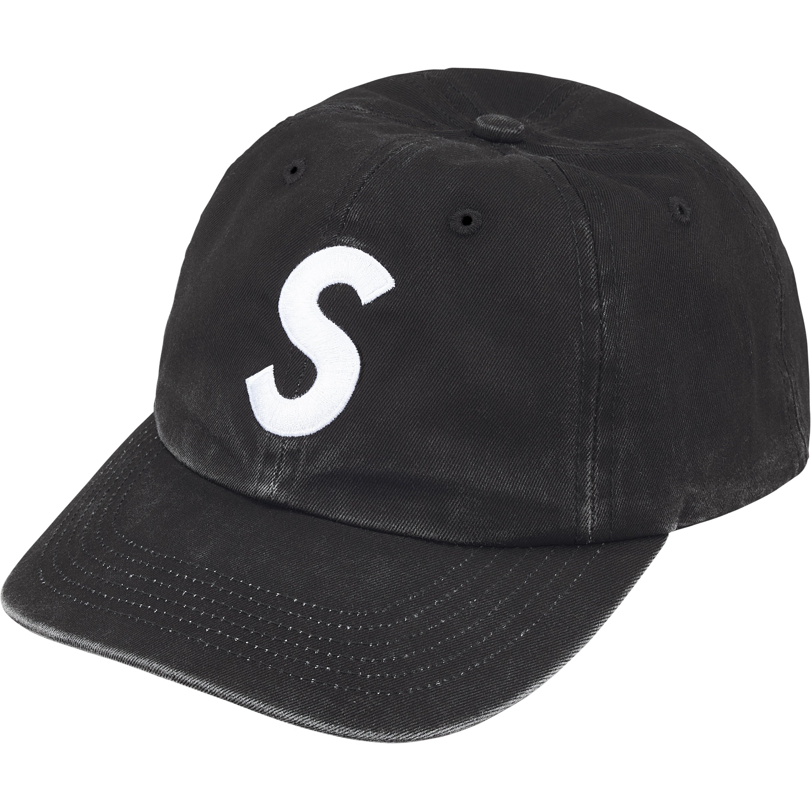 Pigment Coated 2-Tone S Logo 6-Panel