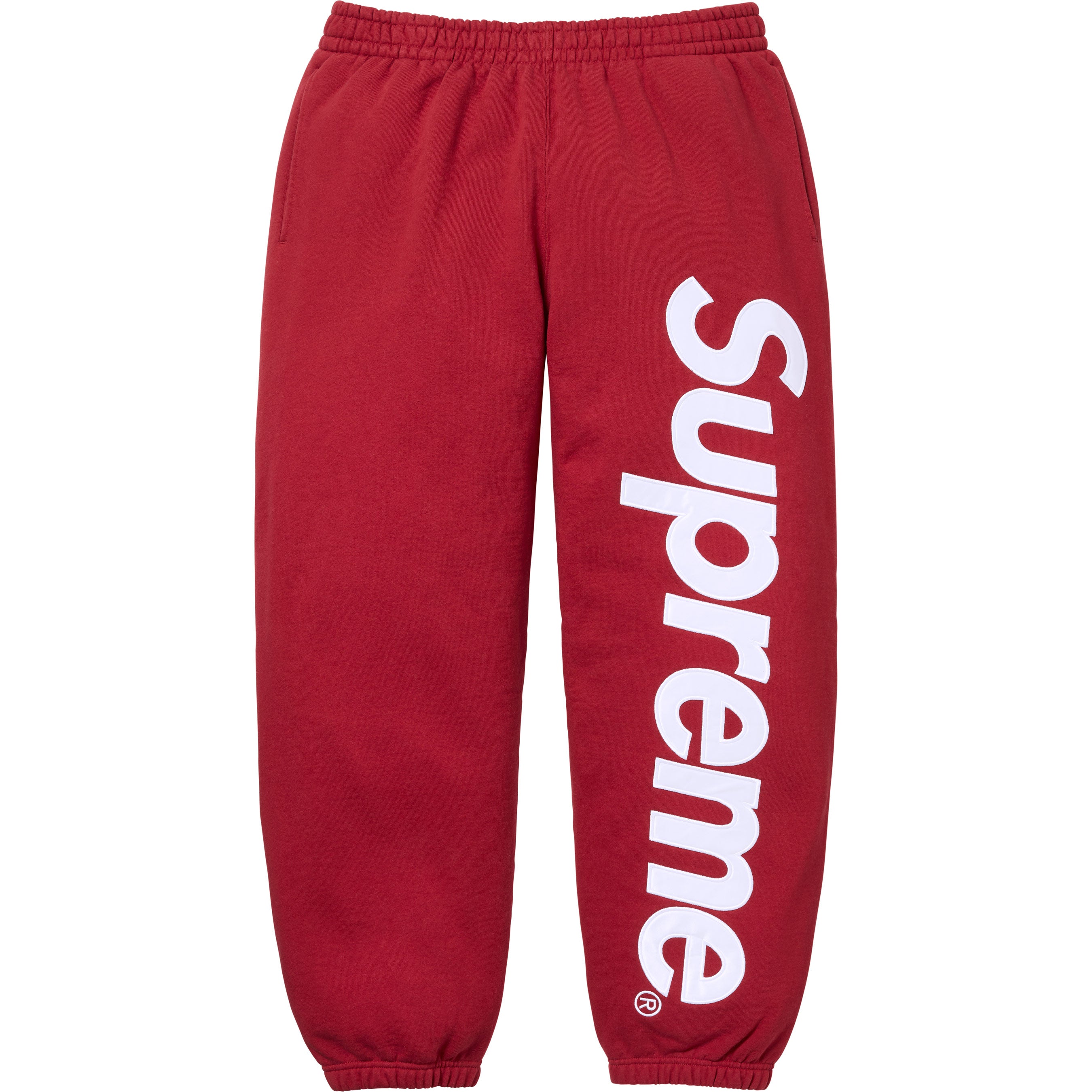 Satin Appliqué Sweatpant