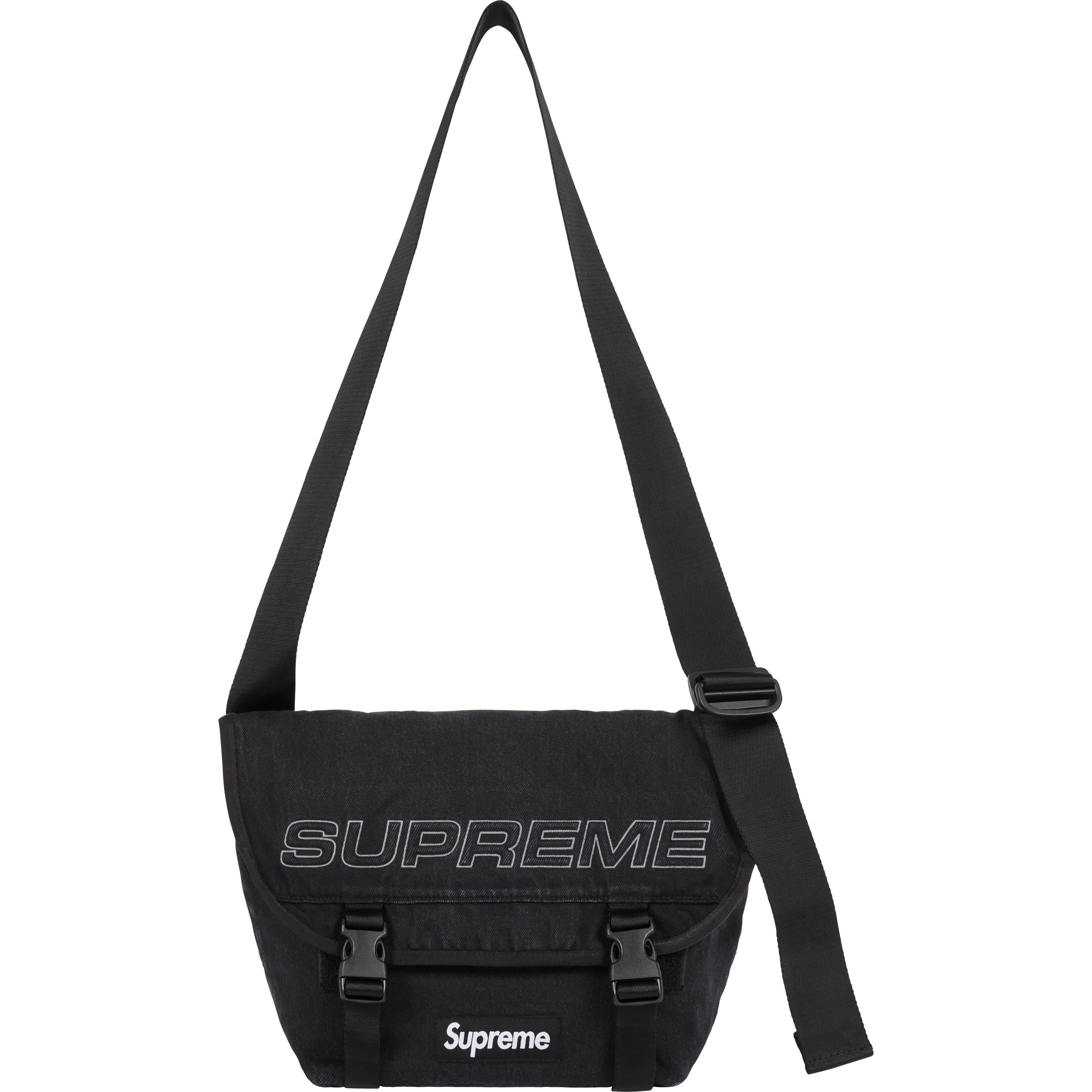 Denim Messenger Bag