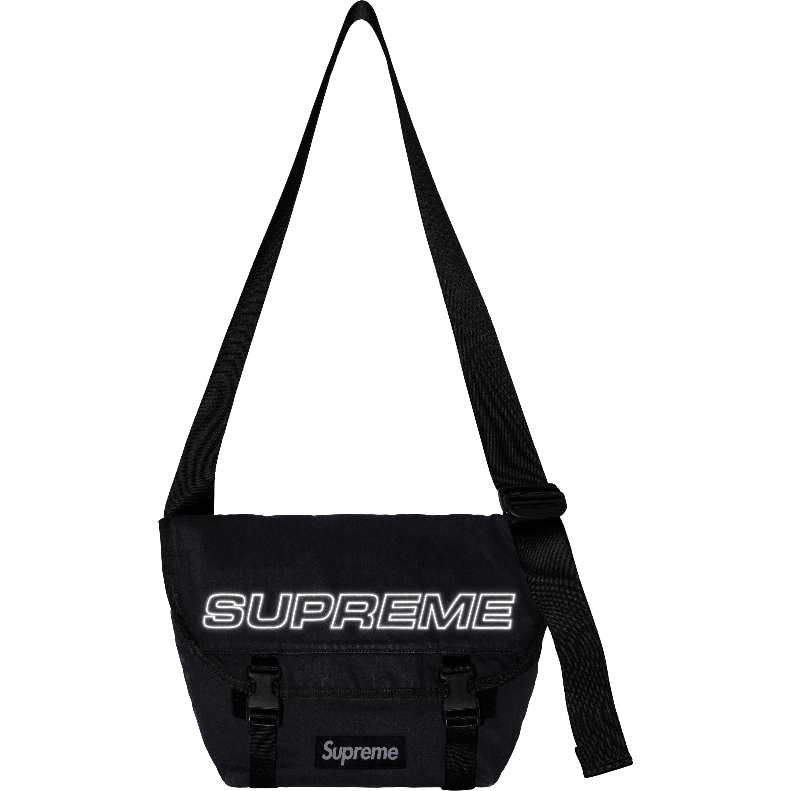 Denim Messenger Bag
