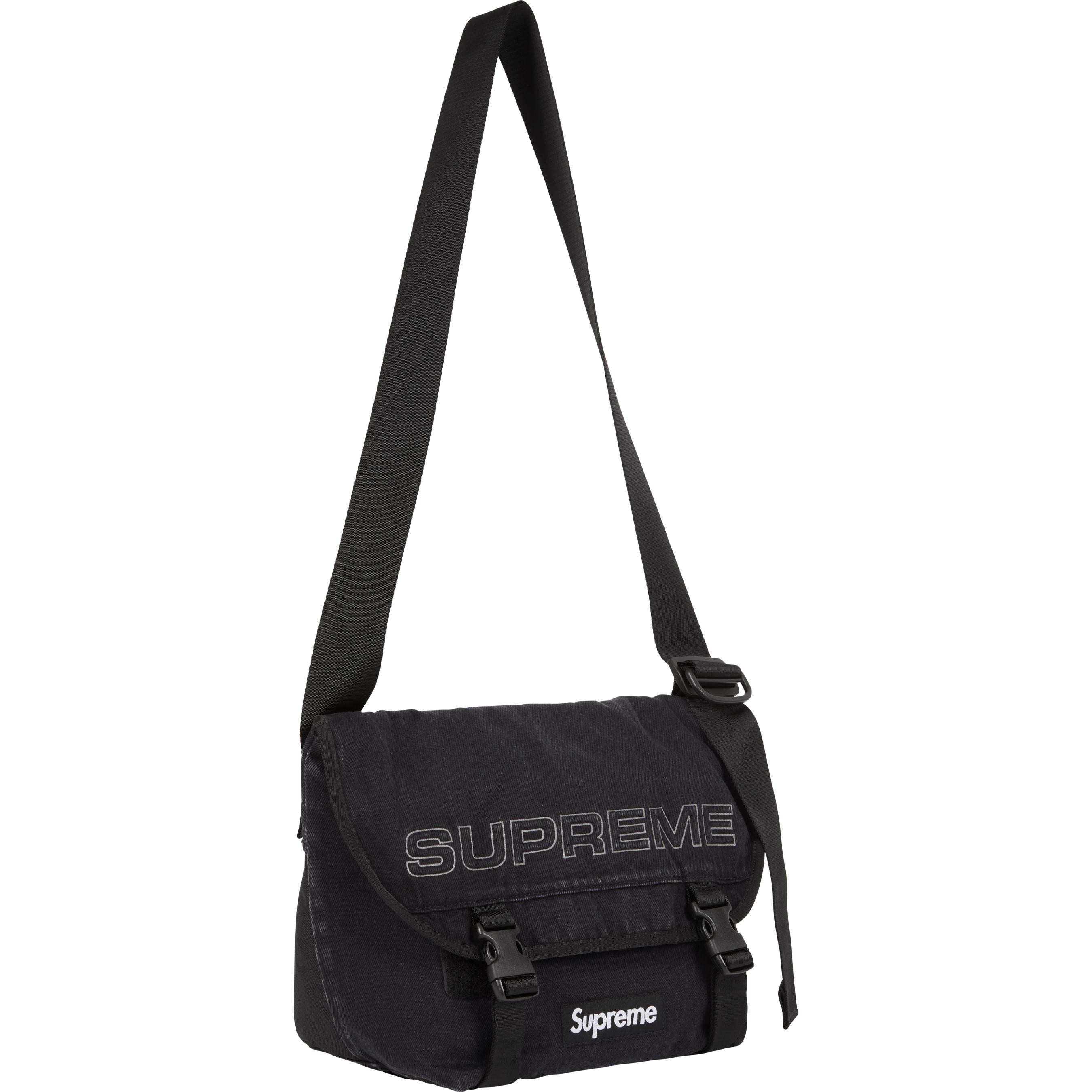 Denim Messenger Bag